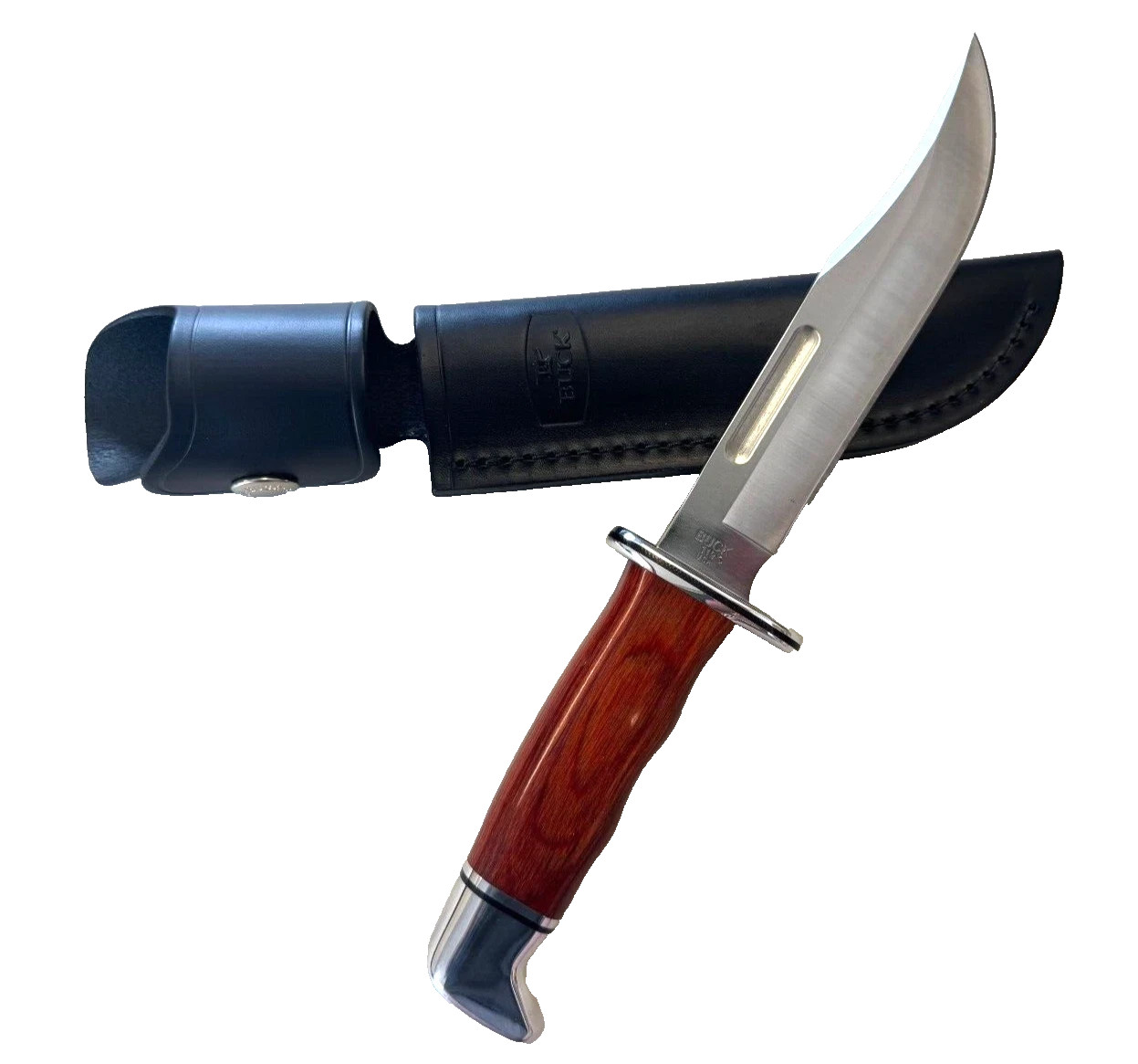 Buck 119 Special Fixed with Leather Sheath DymaLux® Cocobolo Handle 0119CCS1-B