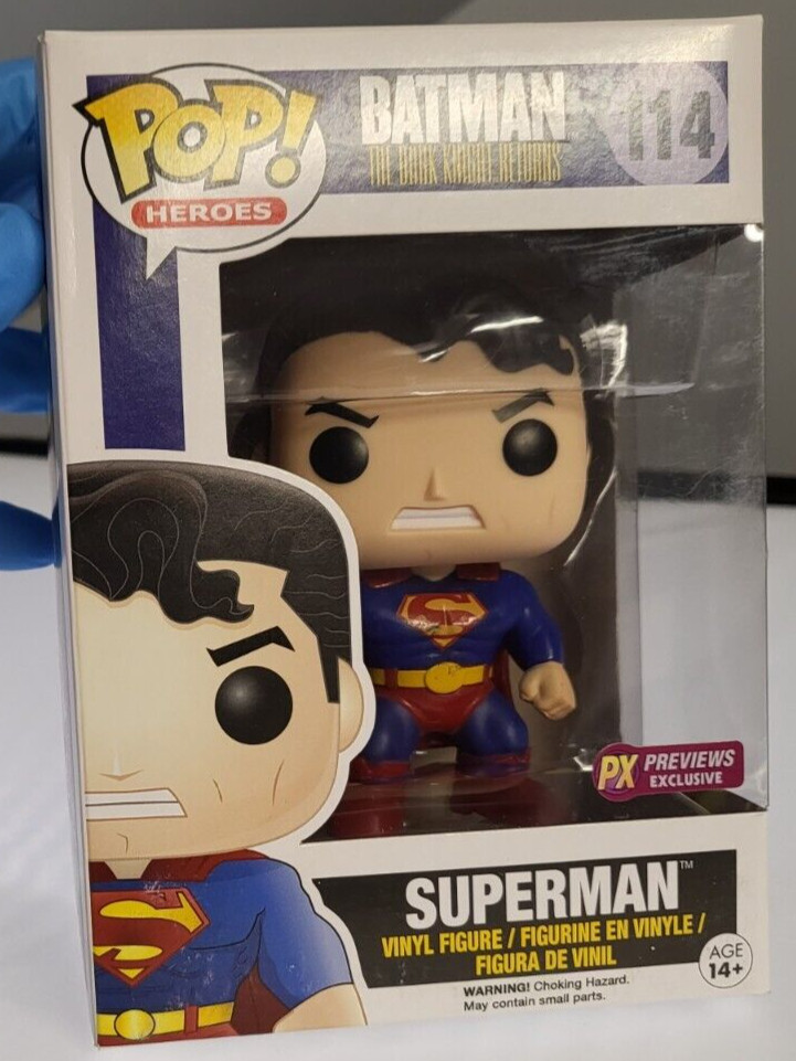 Funko Pop! Batman Dark Knight Returns Superman #114 PX Vinyl Figure See Photos