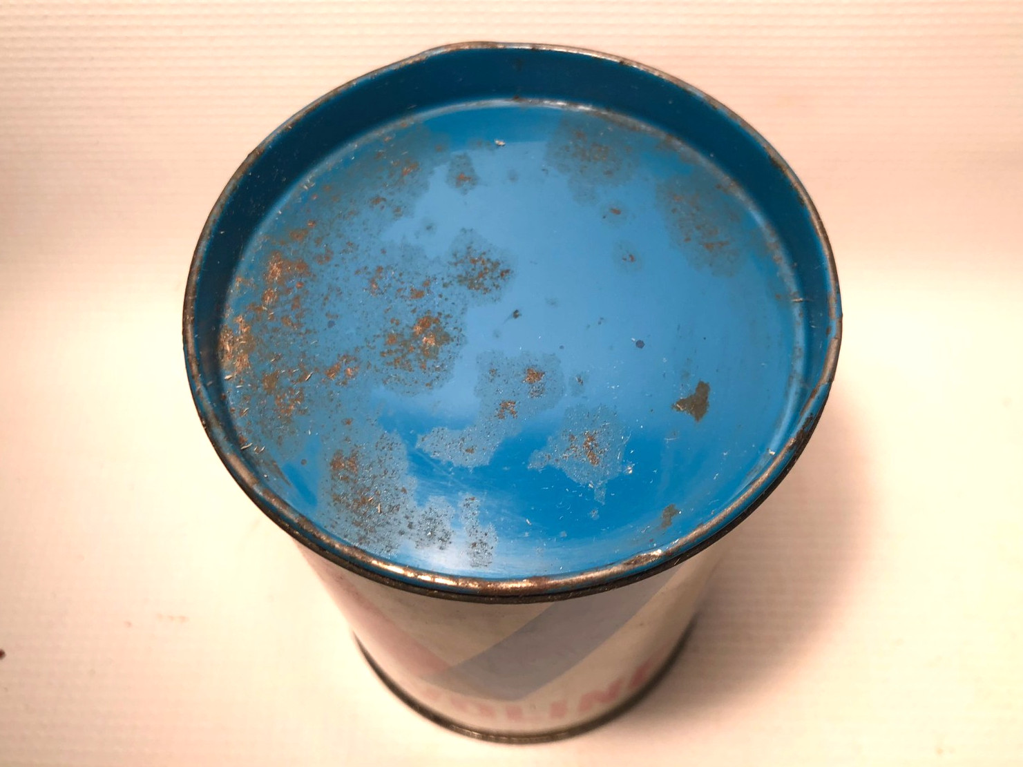 1960’s Valvoline Grease Tin Metal Oil Can