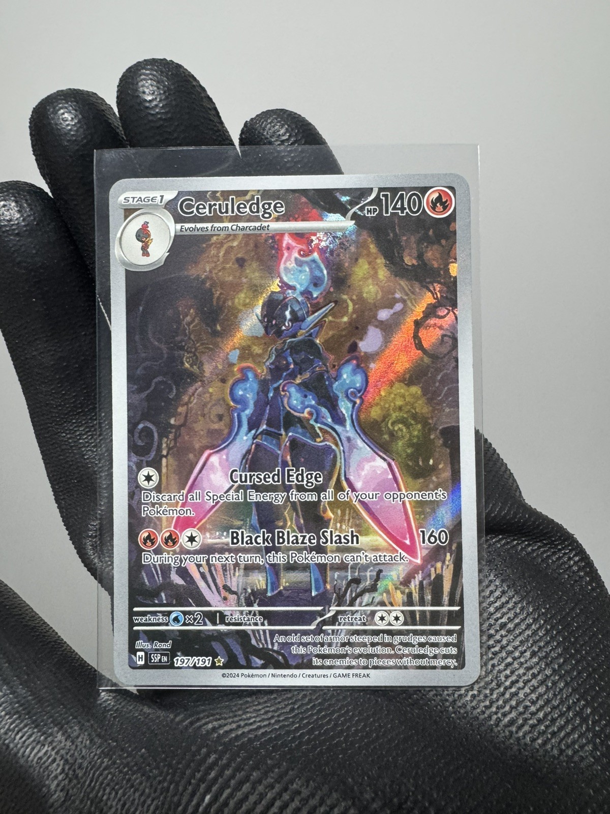 Ceruledge 197/191 Illustration Rare – Surging Sparks Pokémon