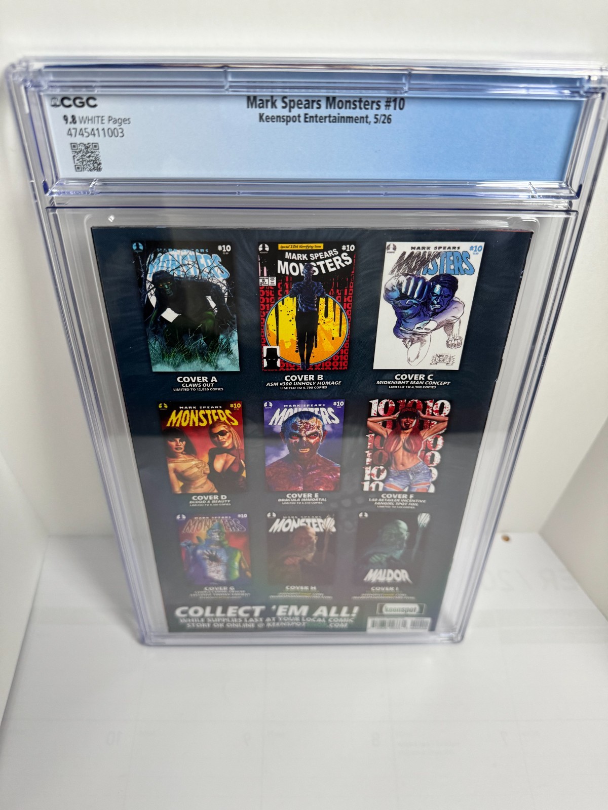 Mark Spears Monsters #10 CGC 9.8