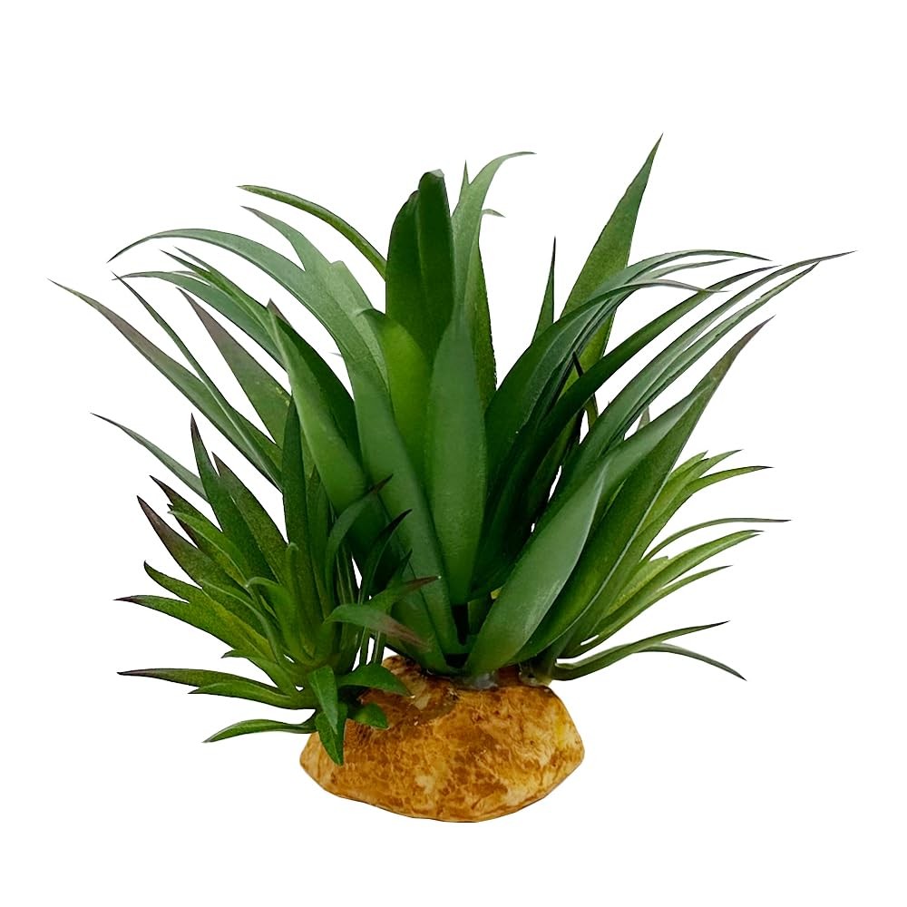 Agave Artificial Succulent Reptile Plant Terrarium Decor Set