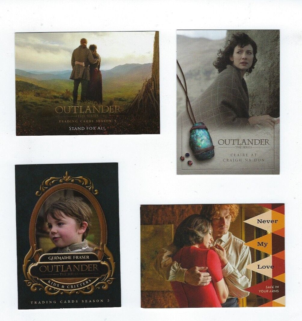 Cryptozoic Outlander season 5 base set with 3 insert sets 99 cards