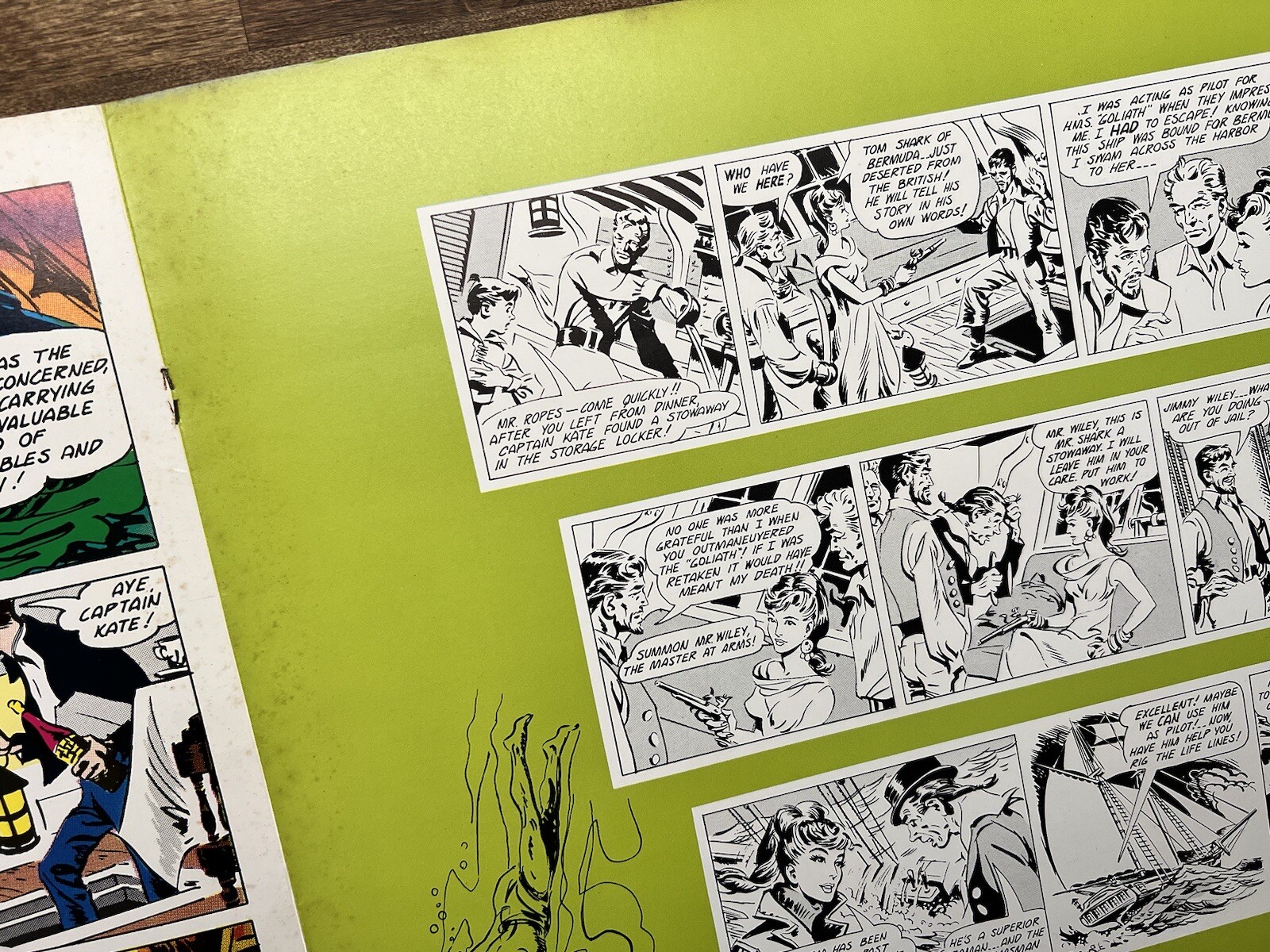 RARE Captain Kate Comic Advertisement for Newspaper 1967