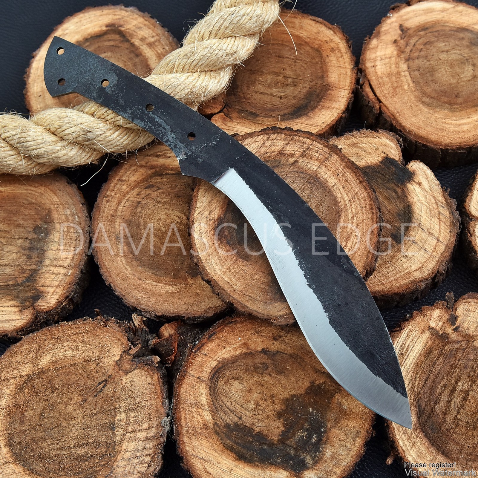 13” Heavy Duty 1095 Carbon Steel Blade – Full Tang Diy Knife Making Material