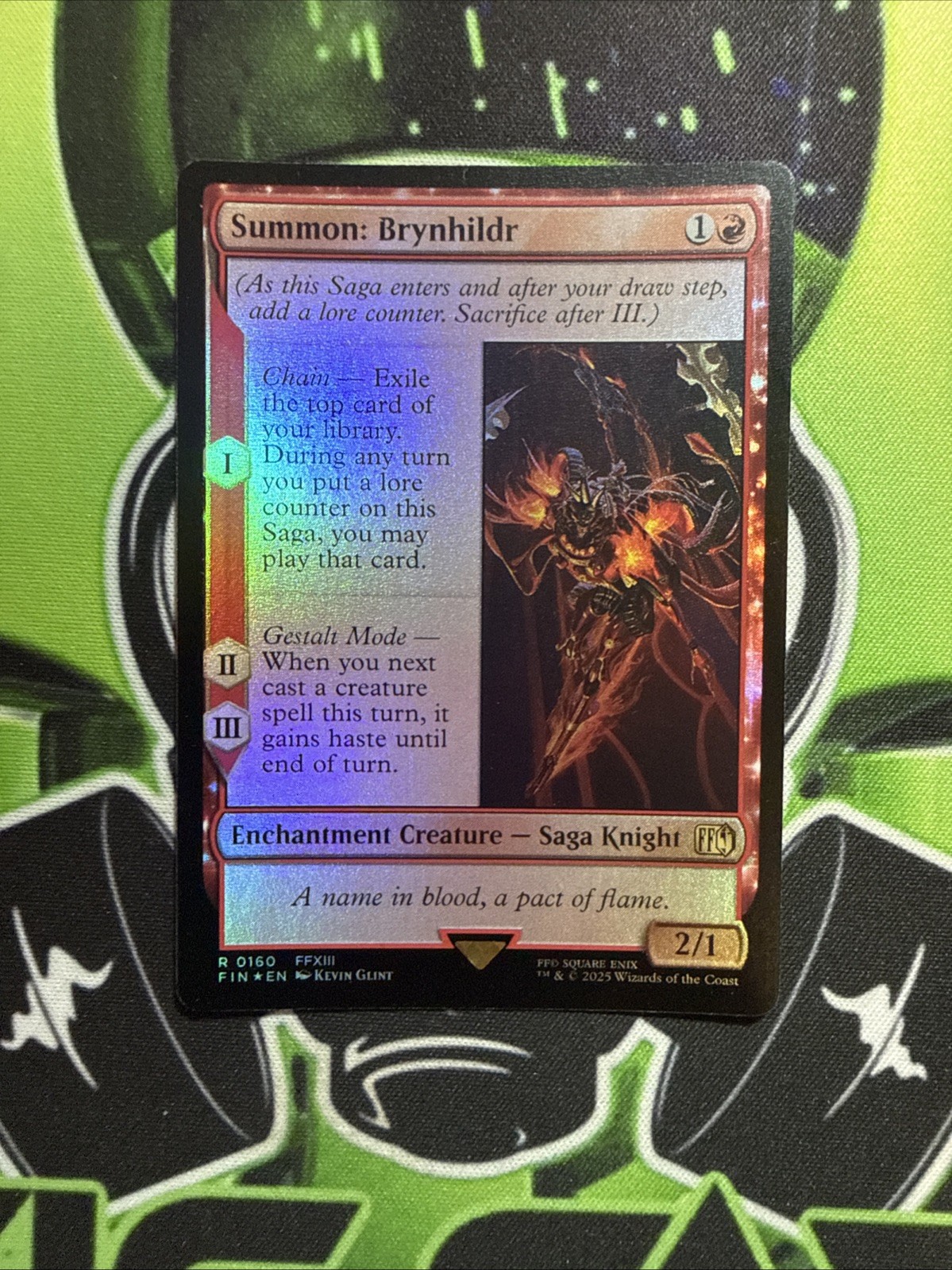 Summon: Brynhildr (Foil Rare) Final Fantasy FIN 0160 Rare NM