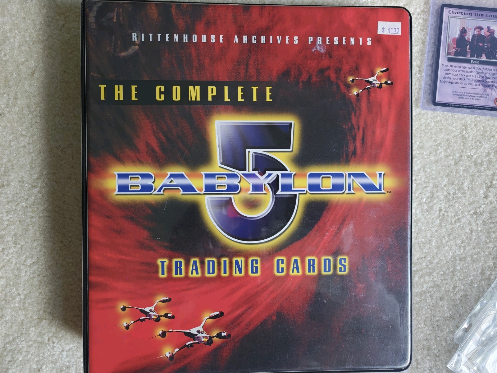 Babylon 5 Card Lot with Binder. Huge! Base Sets & Tons Of Inserts, Poster Cards!