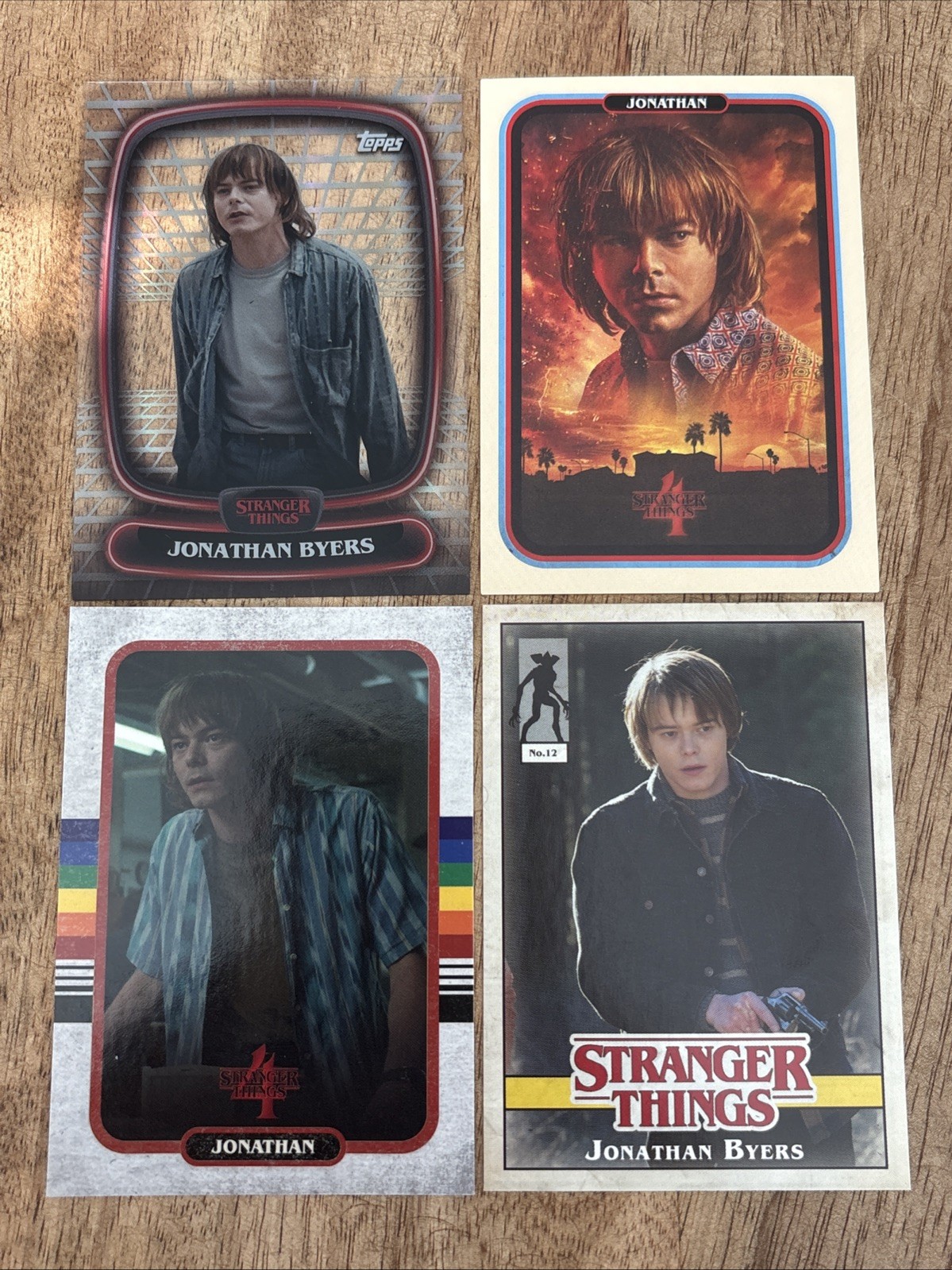 Stranger Things Lot Charlie Heaton Jonathan Byers – 13 4 12 13 High Tek Topps