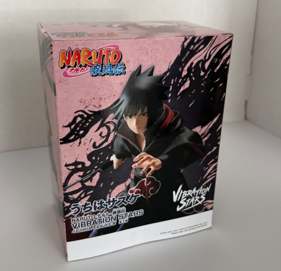Naruto Shippuden Vibration Stars Sasuke Uchiha IV Figure | Banpresto Akatsuki