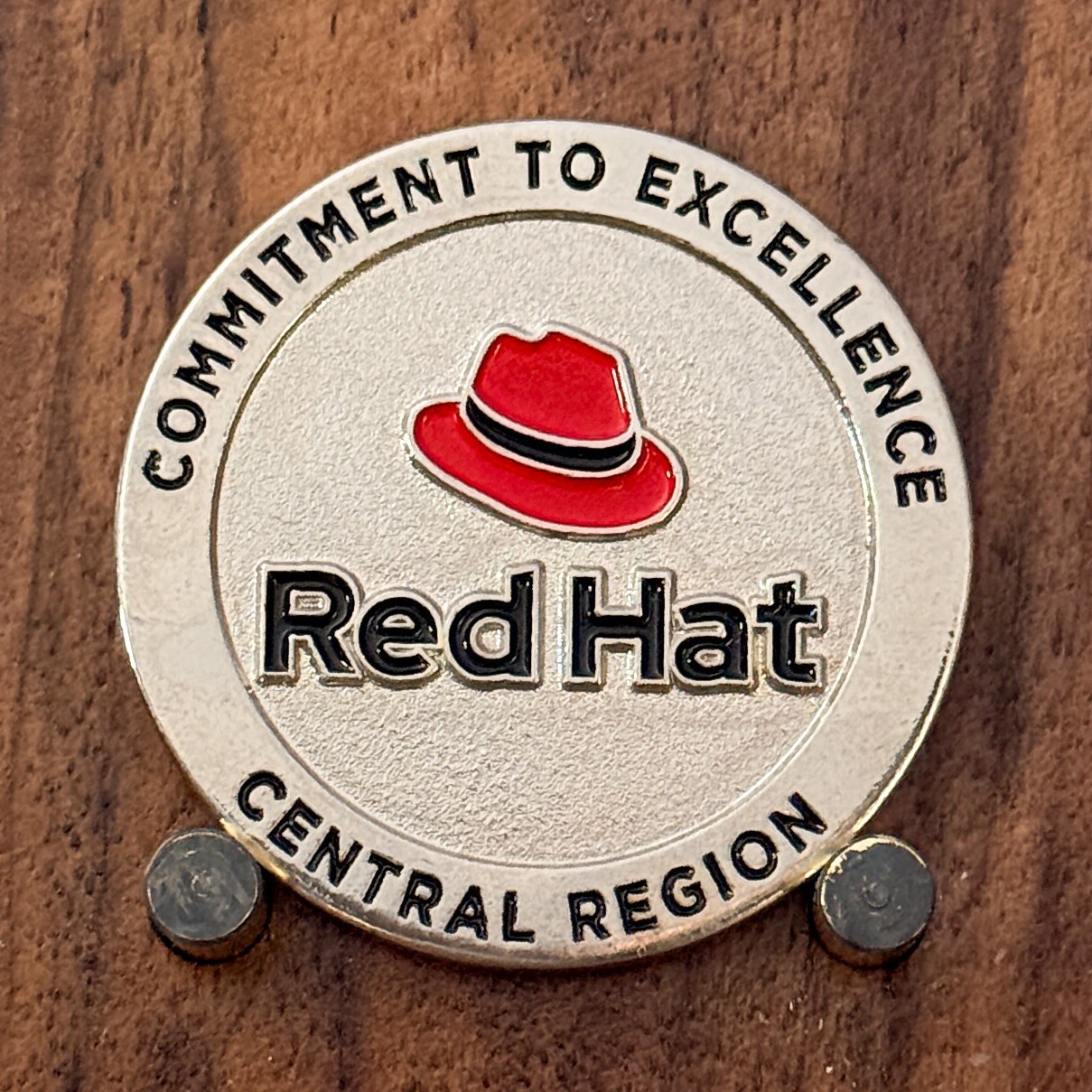 Red Hat Central Region US State Map Challenge Coin 1#37