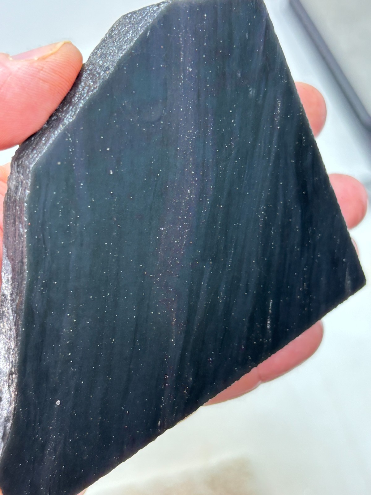 Velvet aka Peacock Obsidian Slab Lapidary Cabbing Combo Shipping Available