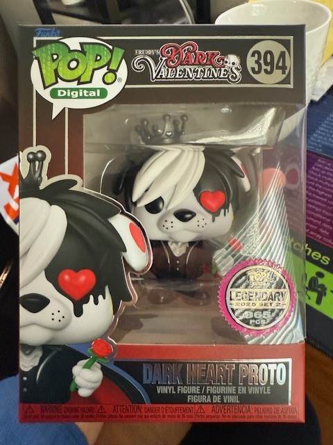 Dark Heart Proto Funko Pop droppp n f t DIGITAL 394
