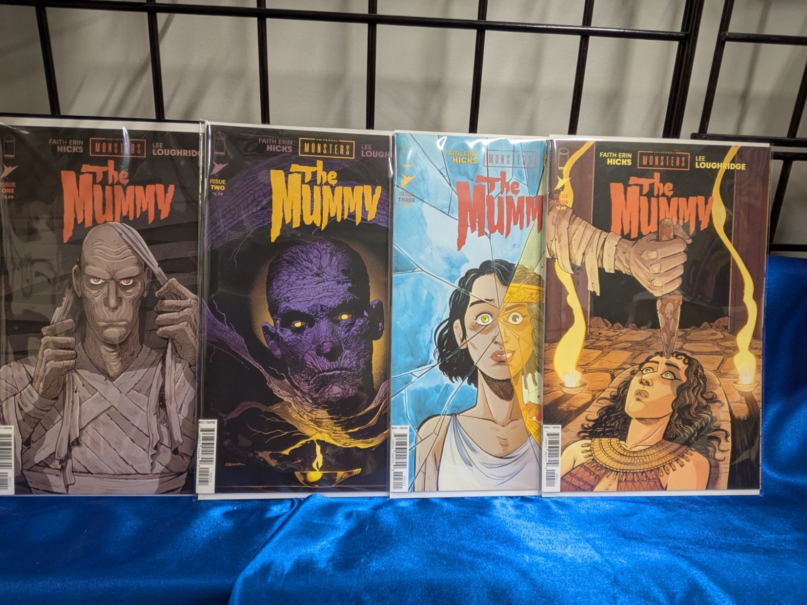 Universal Monsters The Mummy Comic Book Lot Issues 1-4 Faith Erin Image Complete