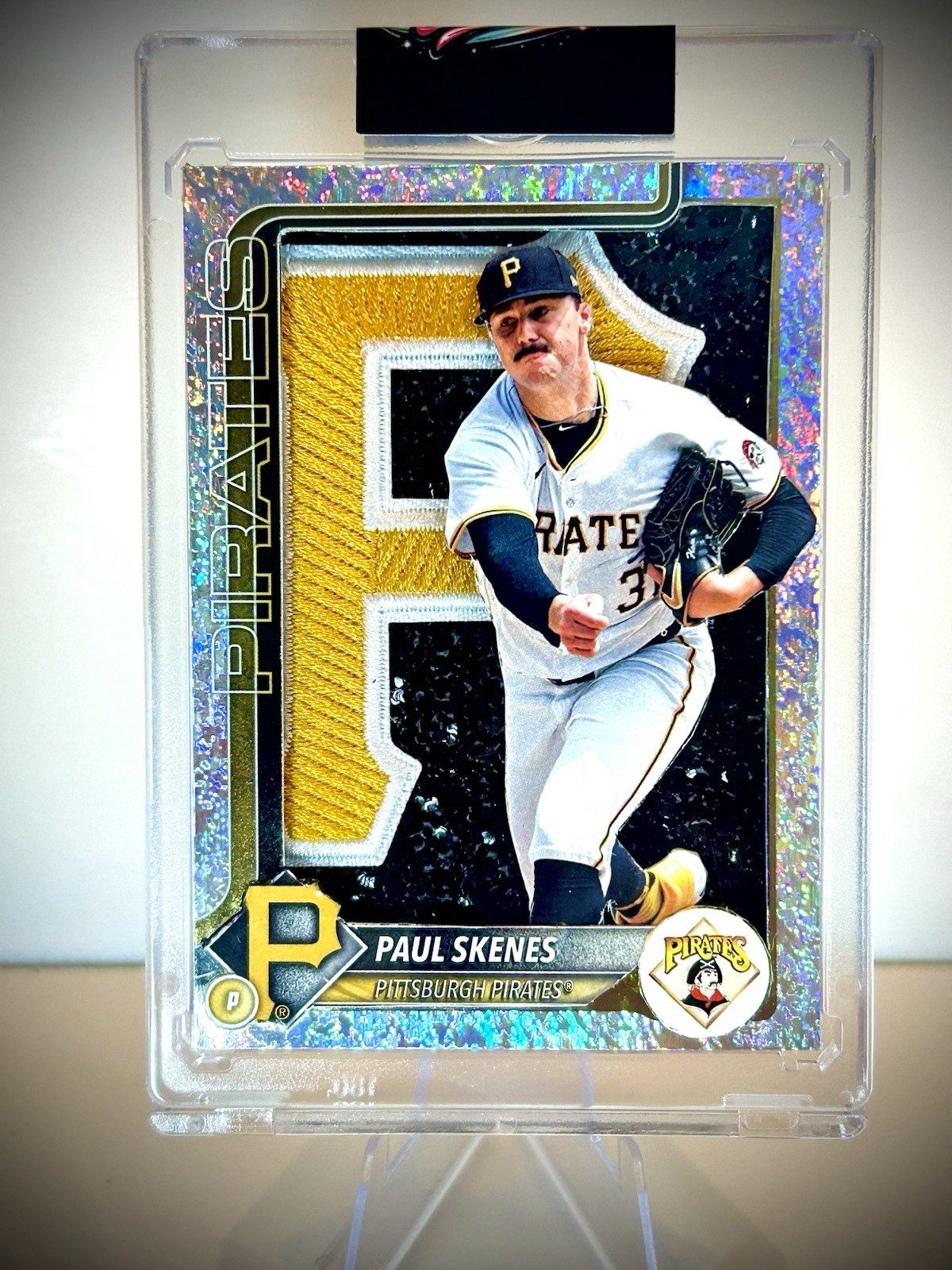 PAUL SKENES custom Patch Card 1 Of 1 By LT9 Customs. Pittsburgh Pirates