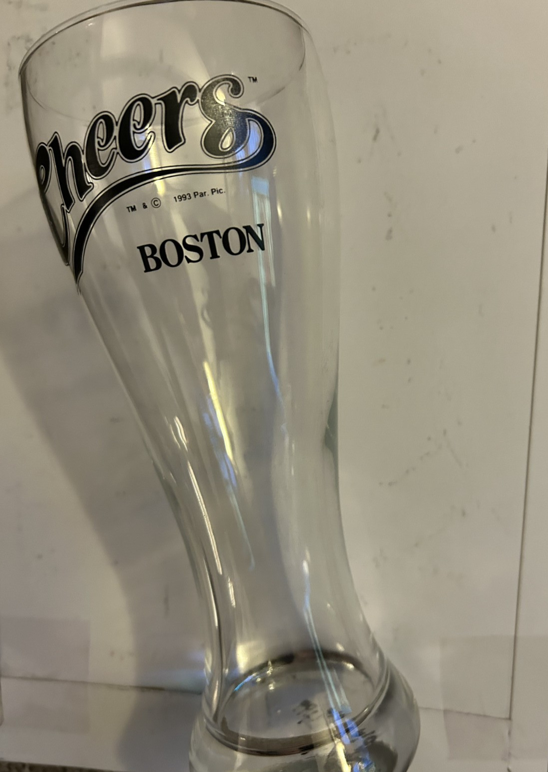 CHEERS BOSTON 22oz BEER tv sitcom where everybody knows your nam