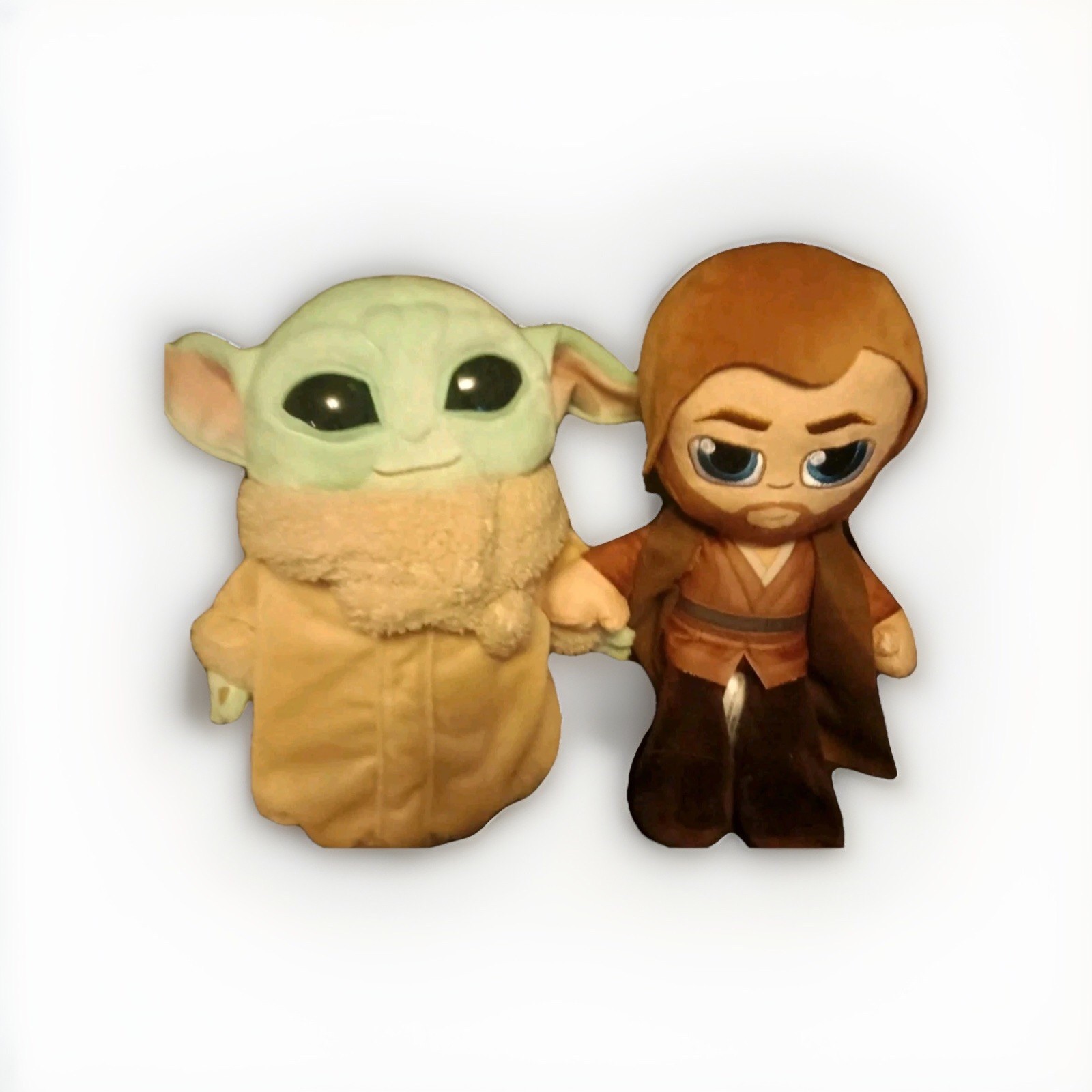 Set of Star Wars Mandalorian Grogu Baby Yoda & Luke Skywalker Plush Collectibles