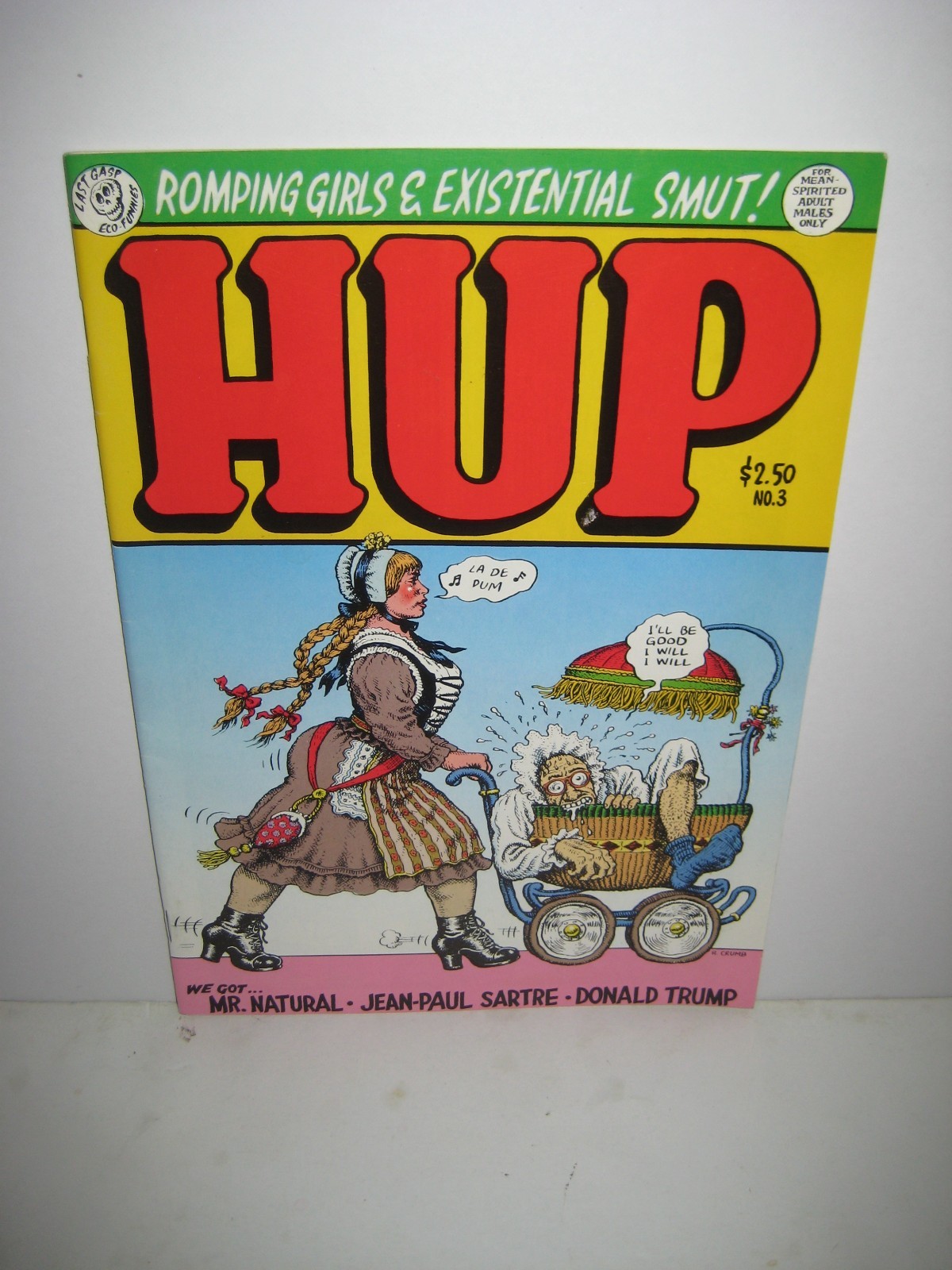 HUP Issue #3, 1989 Robert Crumb, 1st Printing, Last Gasp