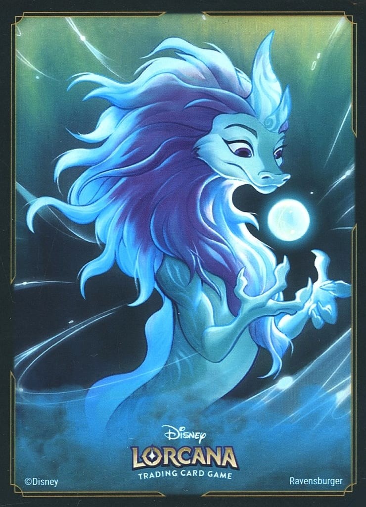 Disney Lorcana TCG Official Card Sleeves Sisu Divine Water Dragon