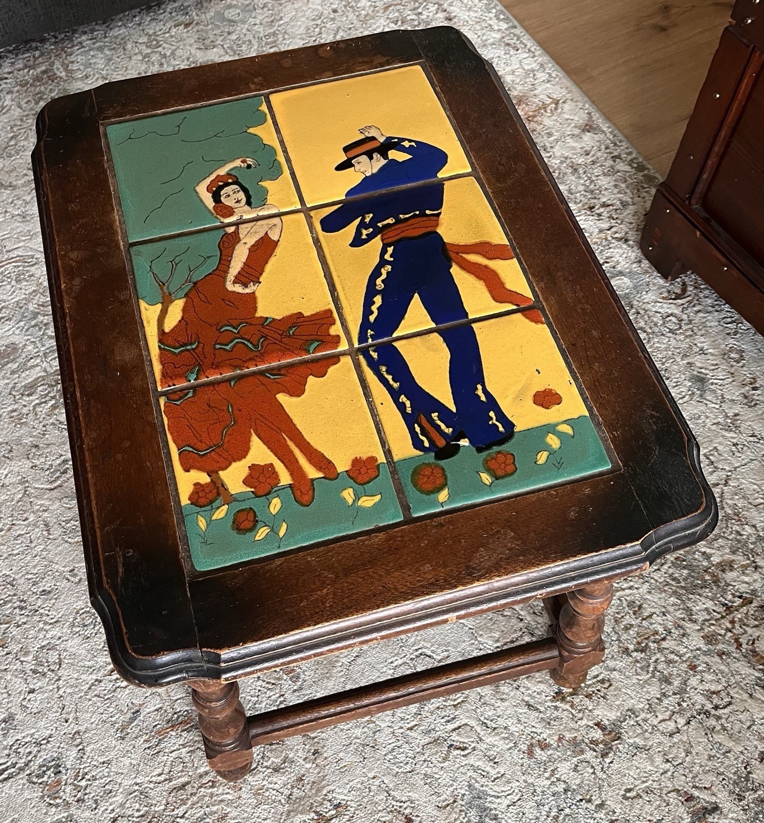 TAYLOR TILE TABLE DANCERS 1930’S VERY RARE! BUY IT NOW!
