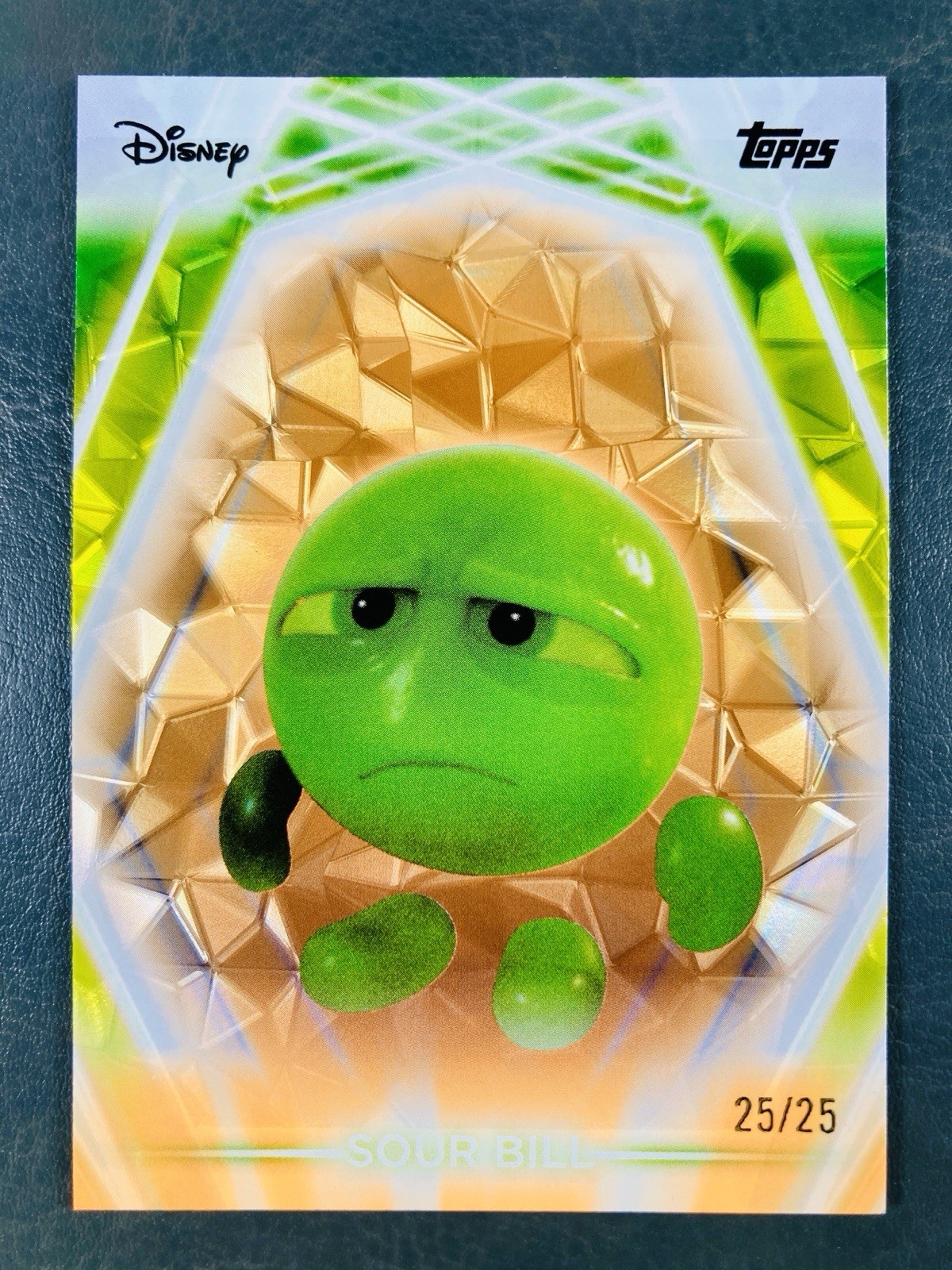 2026 Topps Disney Sour Bill Orange Diamante Refractor 25/25 BOOKEND SSP 💎🔥