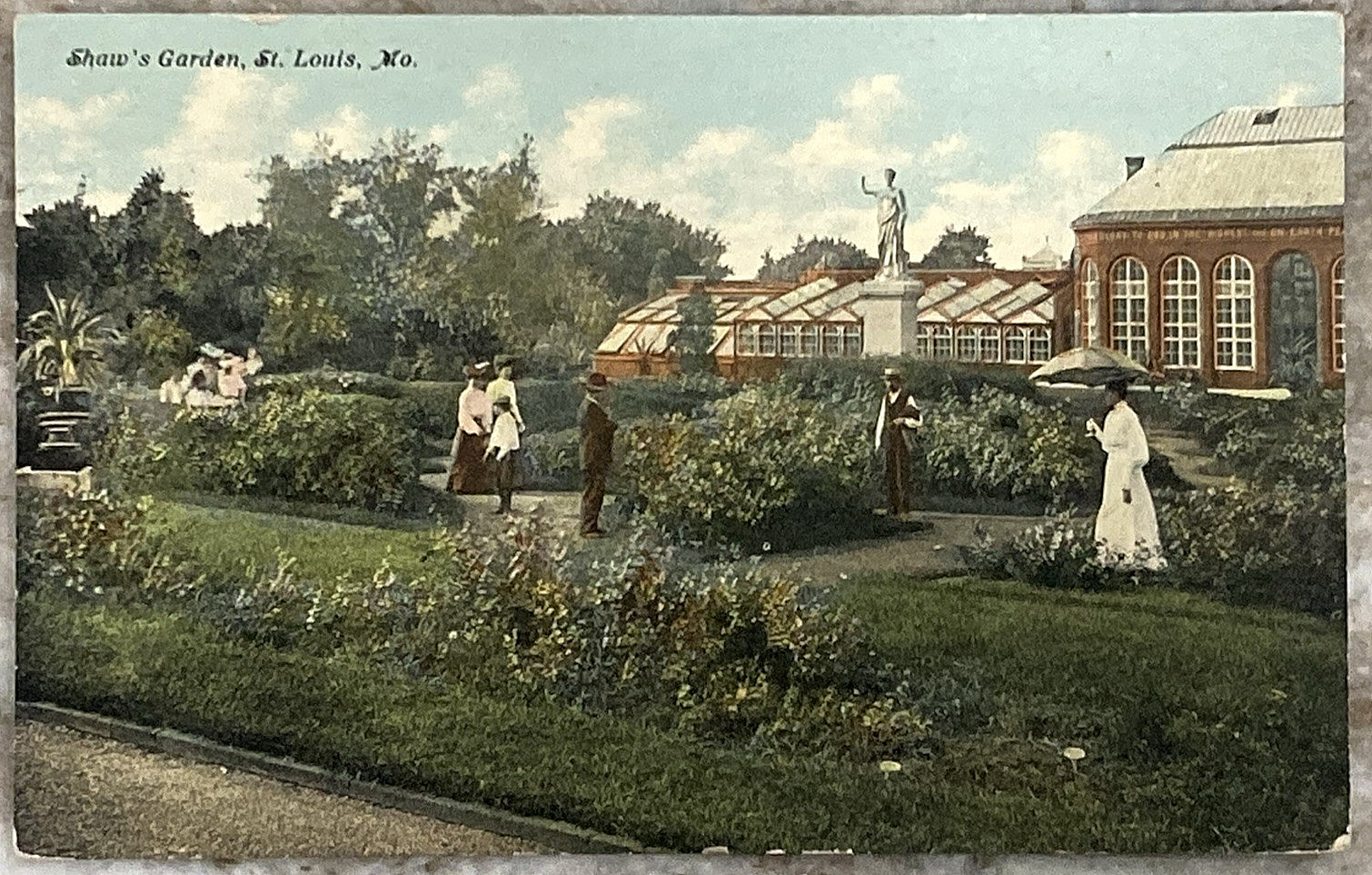 Shaws Garden St. Louis Missouri Botanical Garden Divided Back Postcard C074