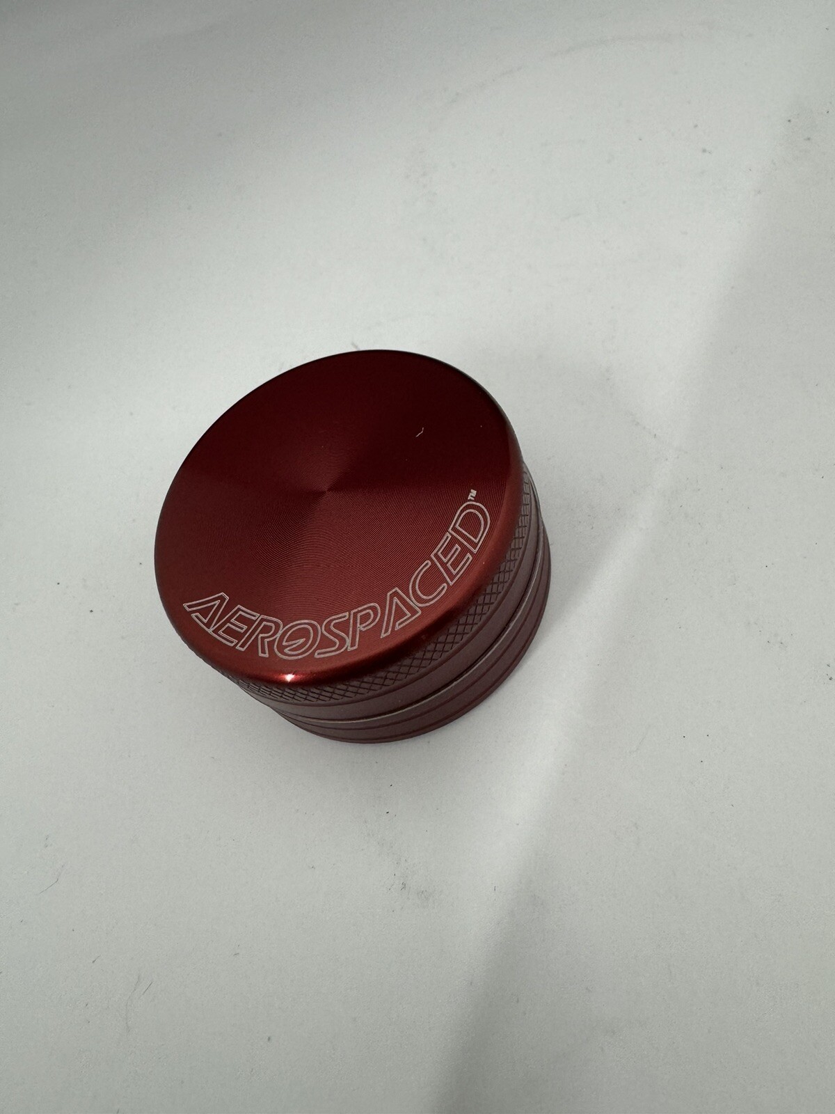 Aerospaced 1.6″ 2 Piece Herb Grinder – Red – 40mm – New