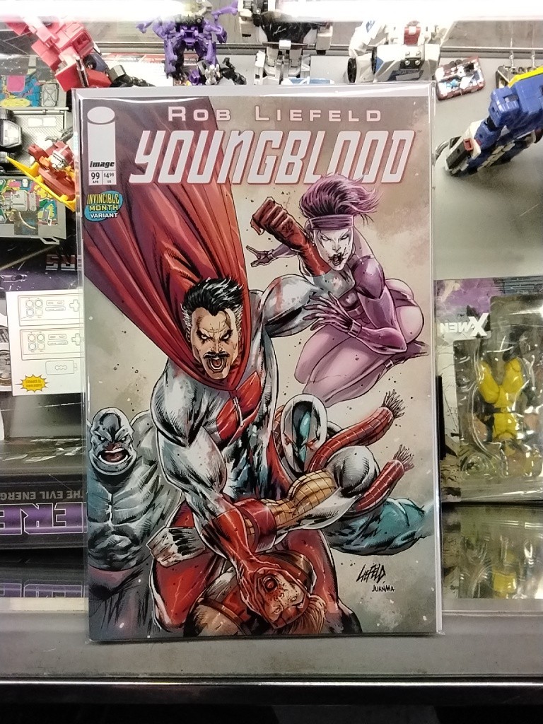 Youngblood #5 Cvr, G Liefeld, Invincible Team-Up (M)