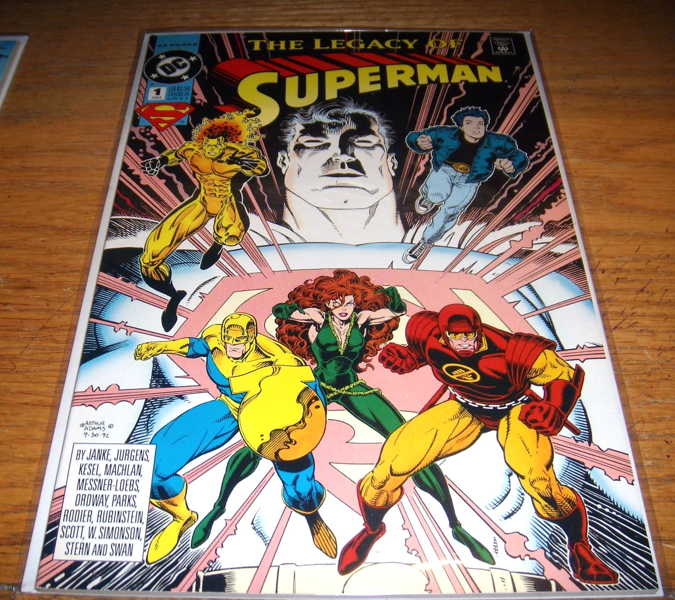 THE LEGACY OF SUPERMAN #1 DC COMICS 9.2 NEAR MINT.FREE SHIP 1993