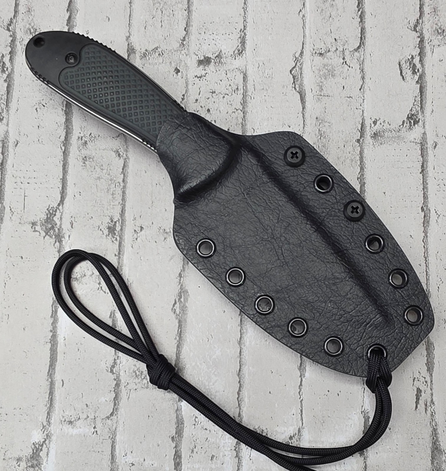 KYDEX SHEATH TO FIT BENCHMADE GRIPTILIAN FIXED BLADE BM151, HAND MADE, BMA043