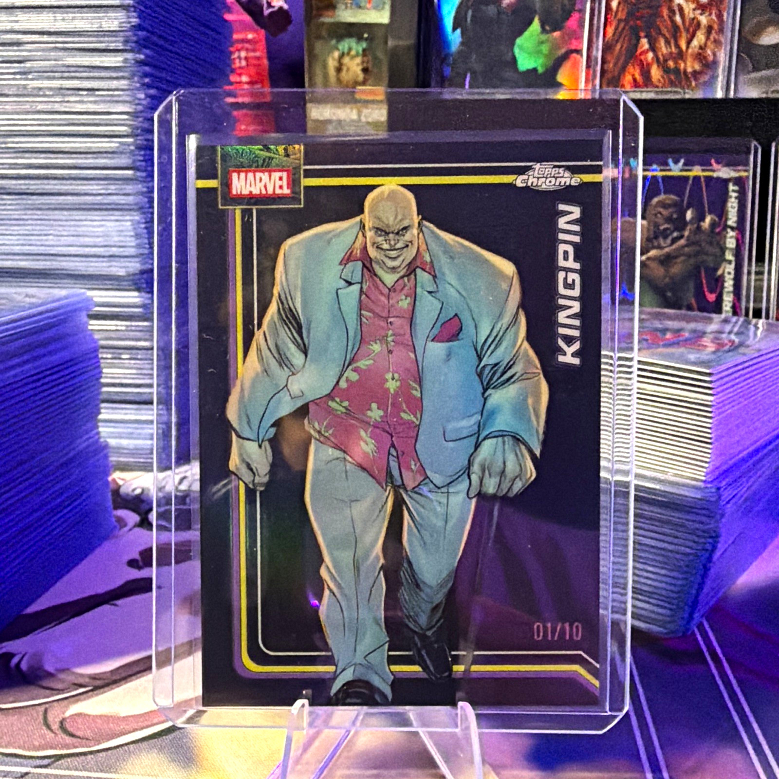 Topps Chrome Marvel 2024 Kingpin #065 Serial Numbered Parallel 01/10
