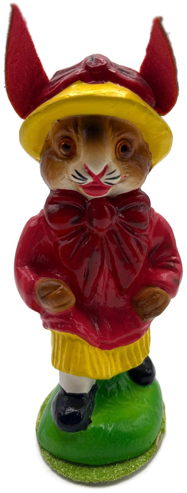 Christopher Radko Ino Schaller Papier Mache Bunny Rabbit Easter Figurine