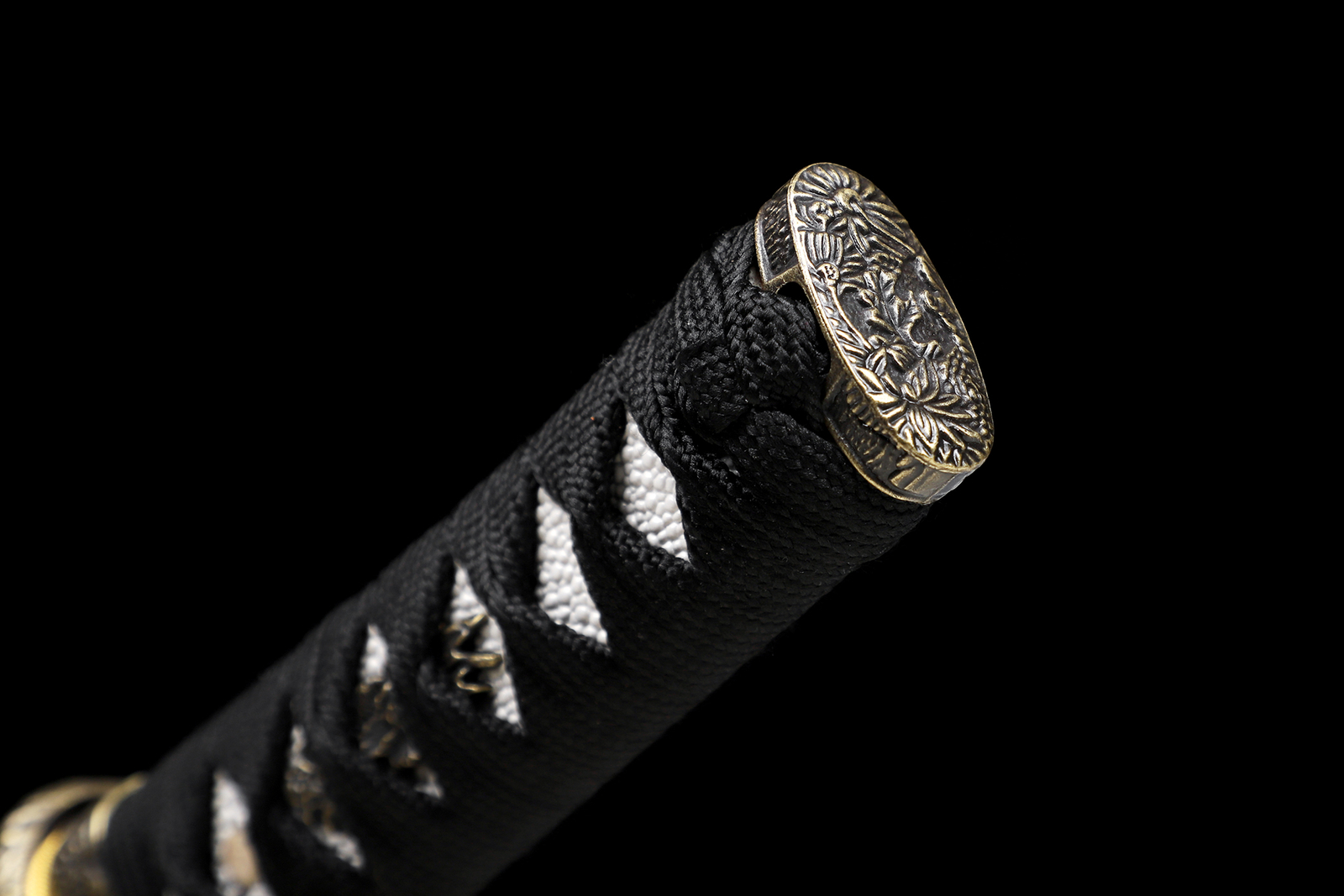 Black 20” Damascus Steel Razor Sharp Japanese Samurai Tanto Sword Full Tang