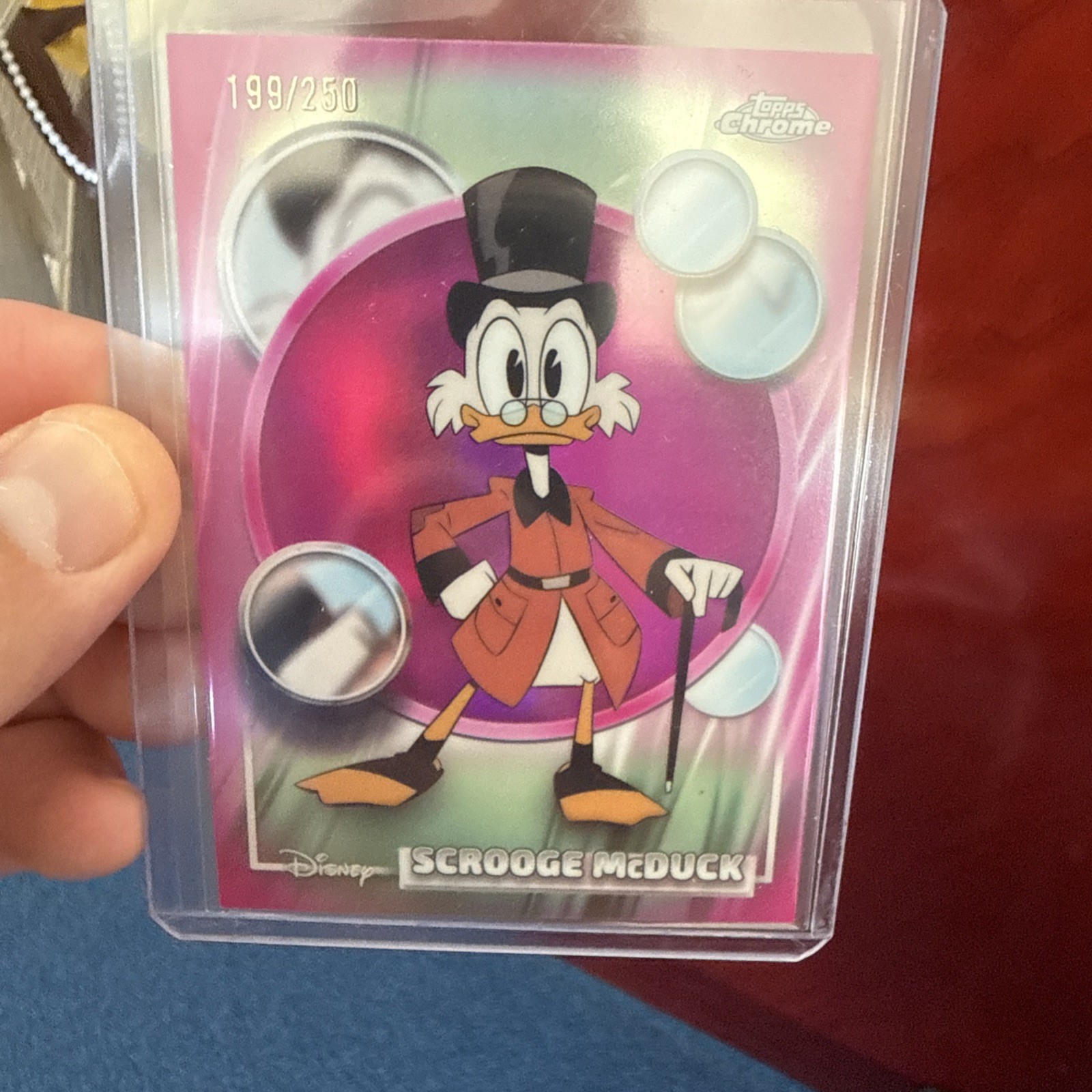 2026 Topps Disney Chrome SCROOGE MCDUCK #118 Pink Refractor /250