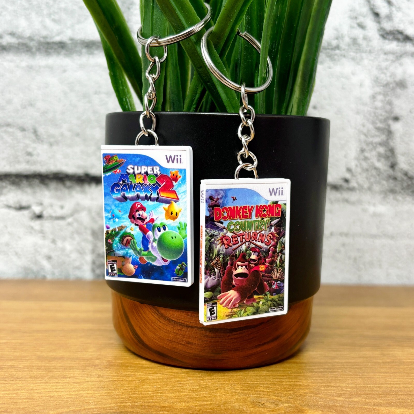 Mini Nintendo Wii Game Case Keychains, Miniature Wii Cover Art, Retro Gamer Gift