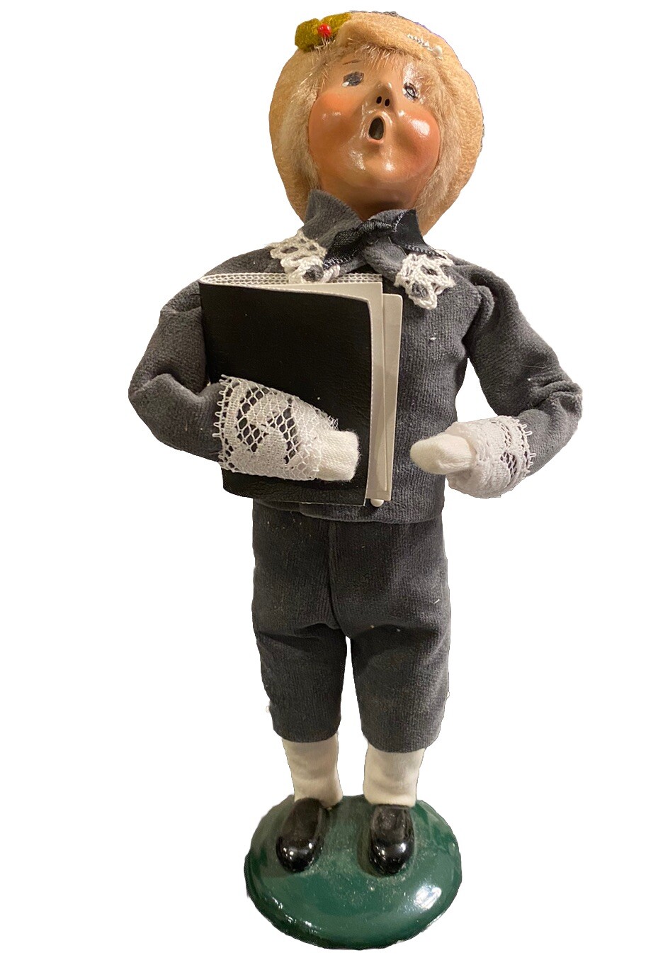 Buyer’s Choice Ltd Collectible The Carolers 1994 Boy W/Music Sheet Vintage 10 In