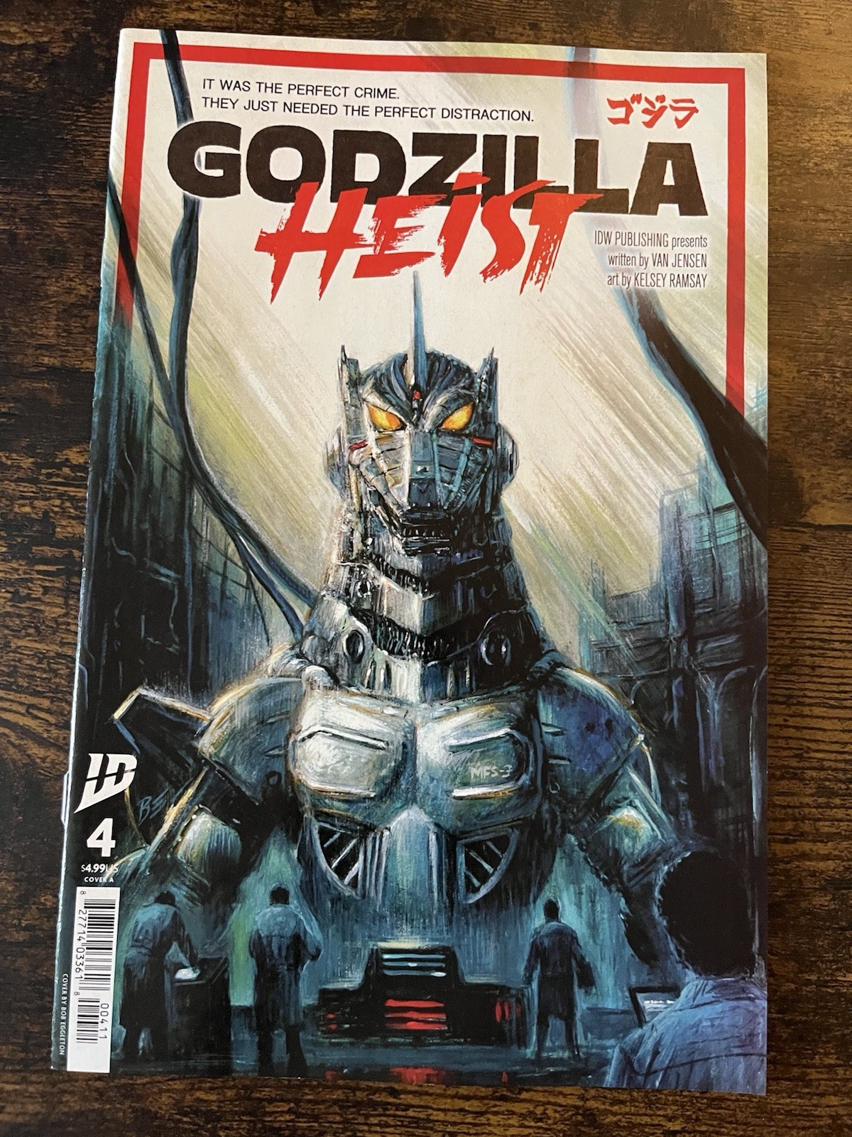 IDW Comics ‘Godzilla: Heist #4’ (2025)