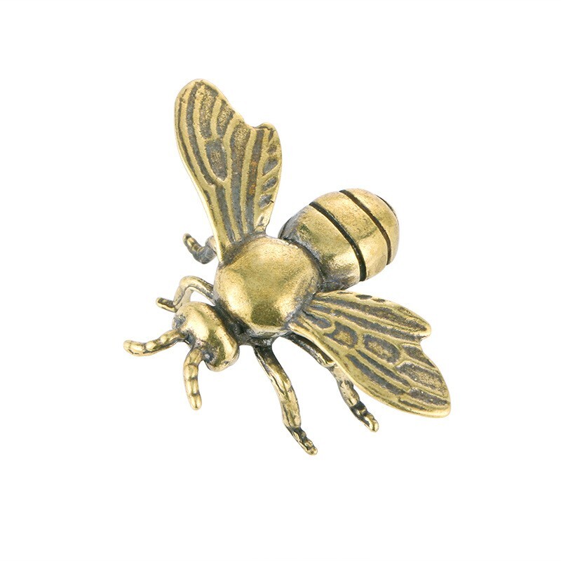 Handmade pure copper bee antique decorative handicraft collection ornaments