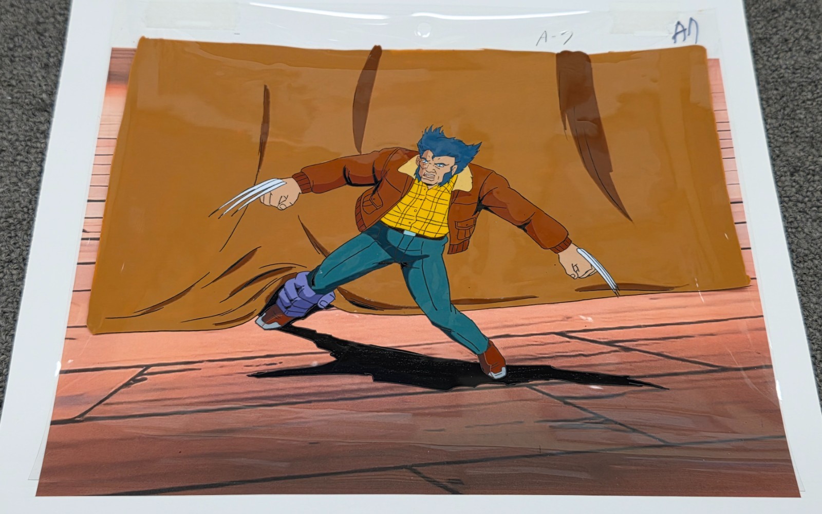 WOLVERINE PRODUCTION ANIMATION CEL FROM X-MEN: THE ANIMATED SERIES – FRAMED COA