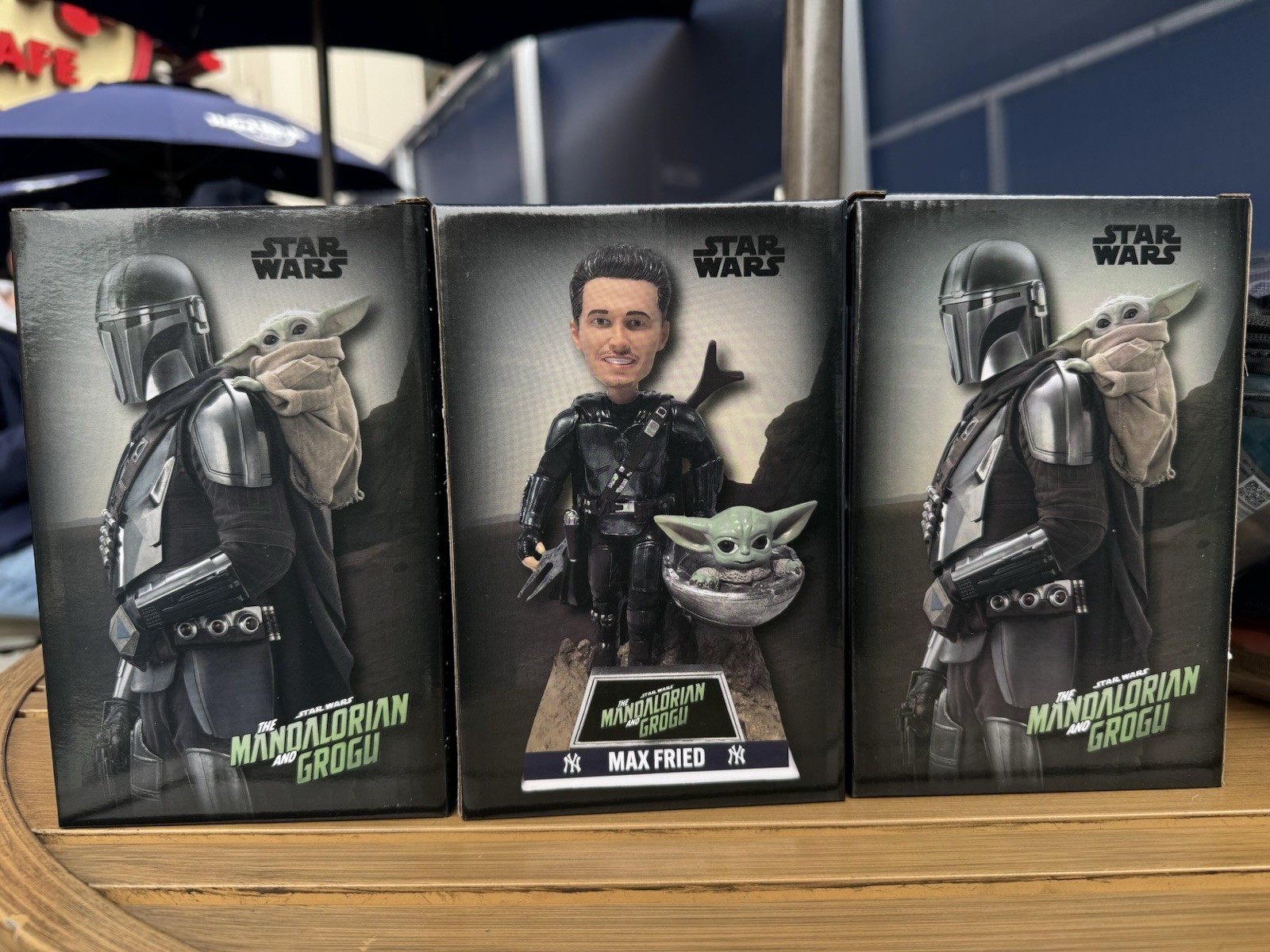 Star Wars Mandalorian & Grogu Max Fried MLB Exclusive Bobblehead