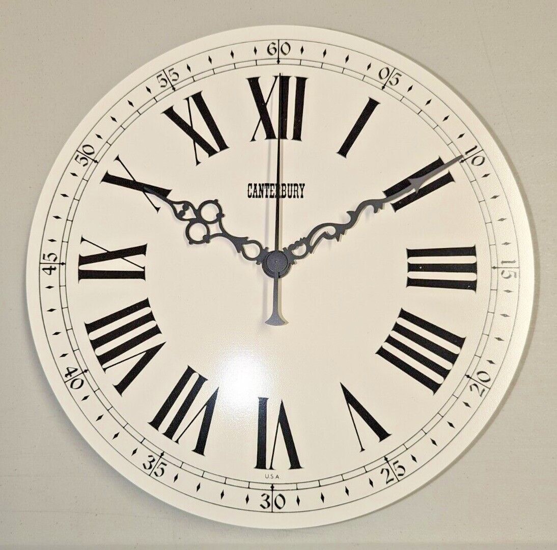 11-1/8″ Printed Clock Dial Only or With Mini Quartz/Hands Movement Option