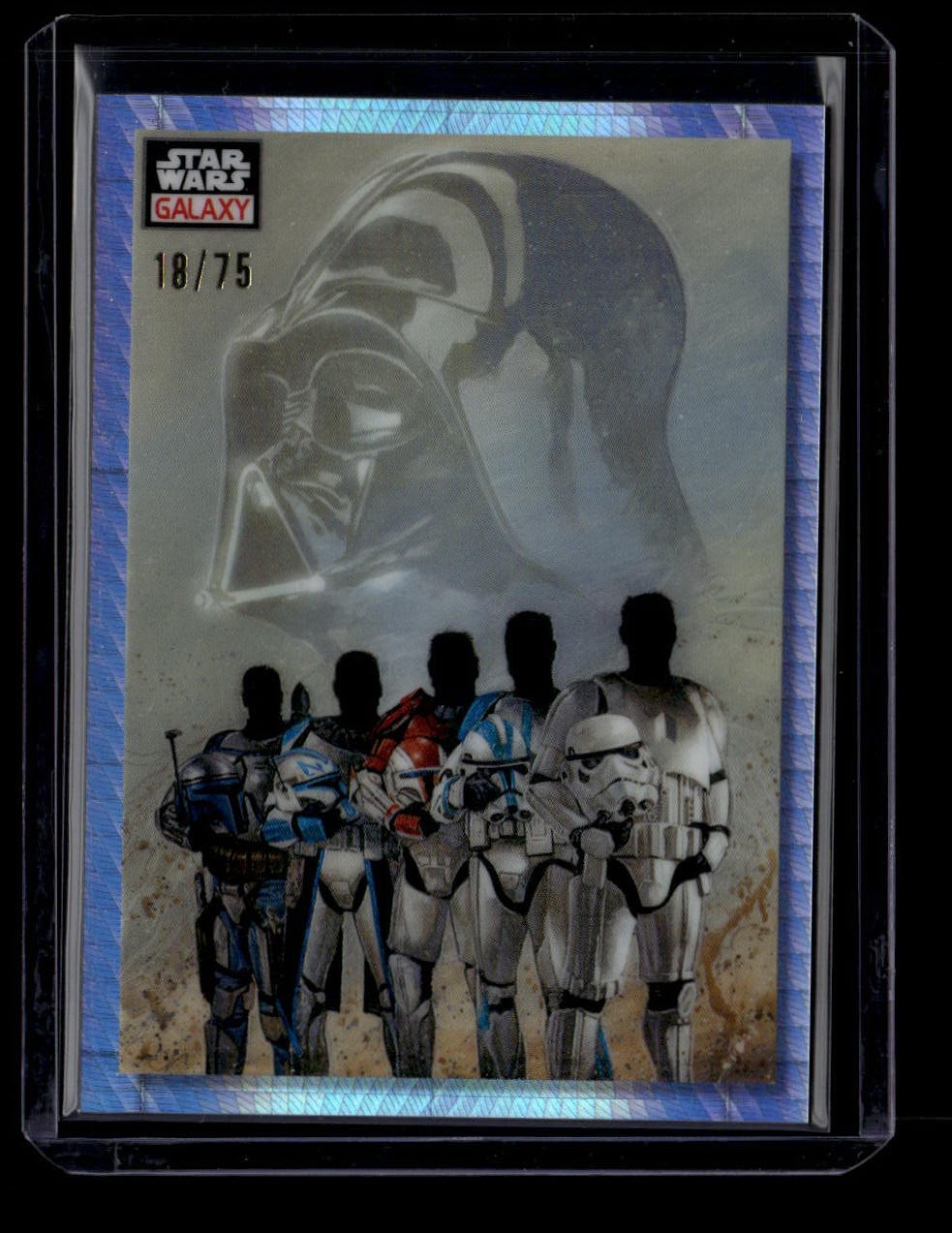 2023 Topps Chrome Star Wars Galaxy Prism Refractor 57 The Empire’s Forces 18/75