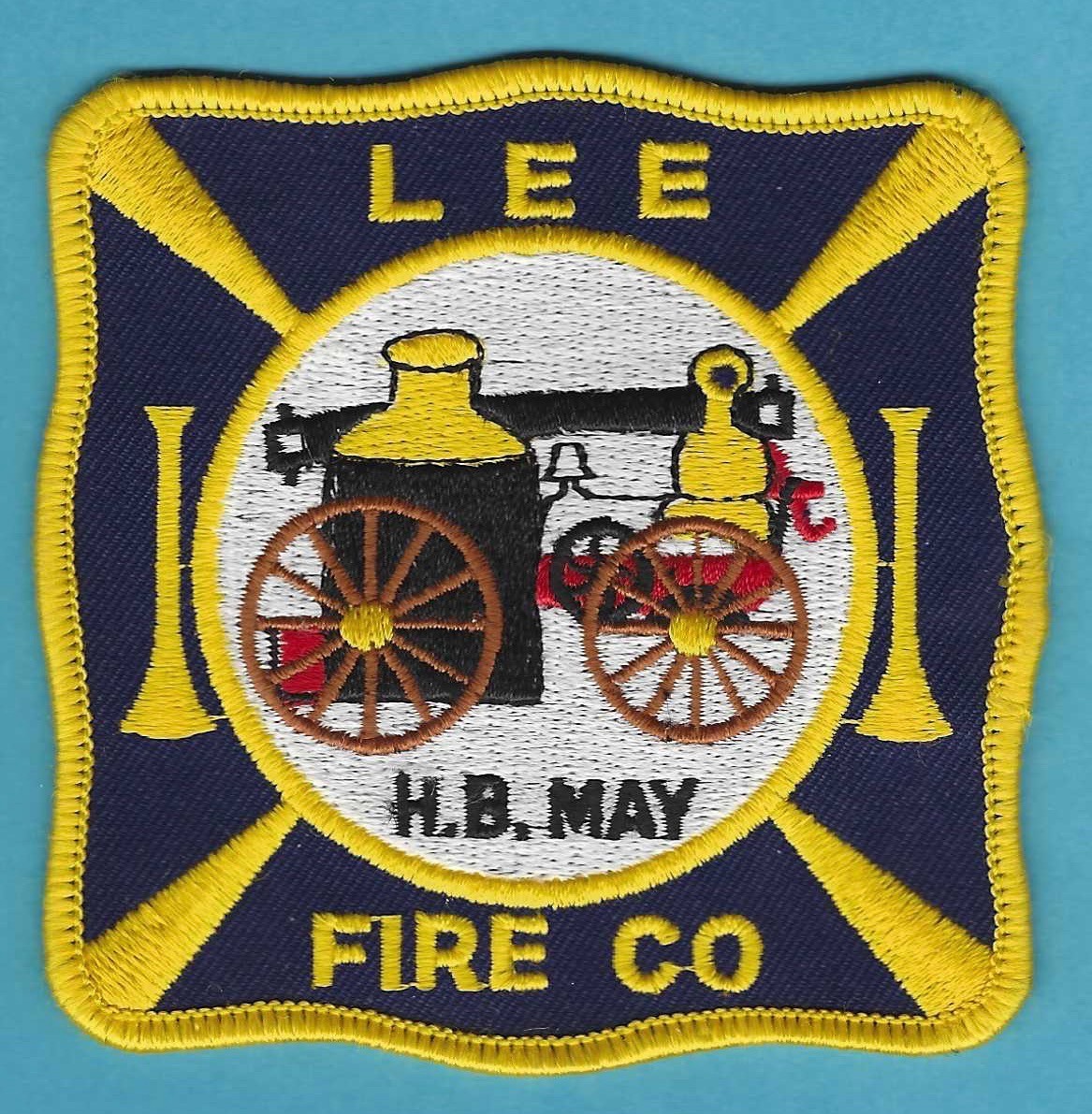 LEE MASSACHUSETTS H. B. MAY VOLUNTEER FIRE COMPANY PATCH