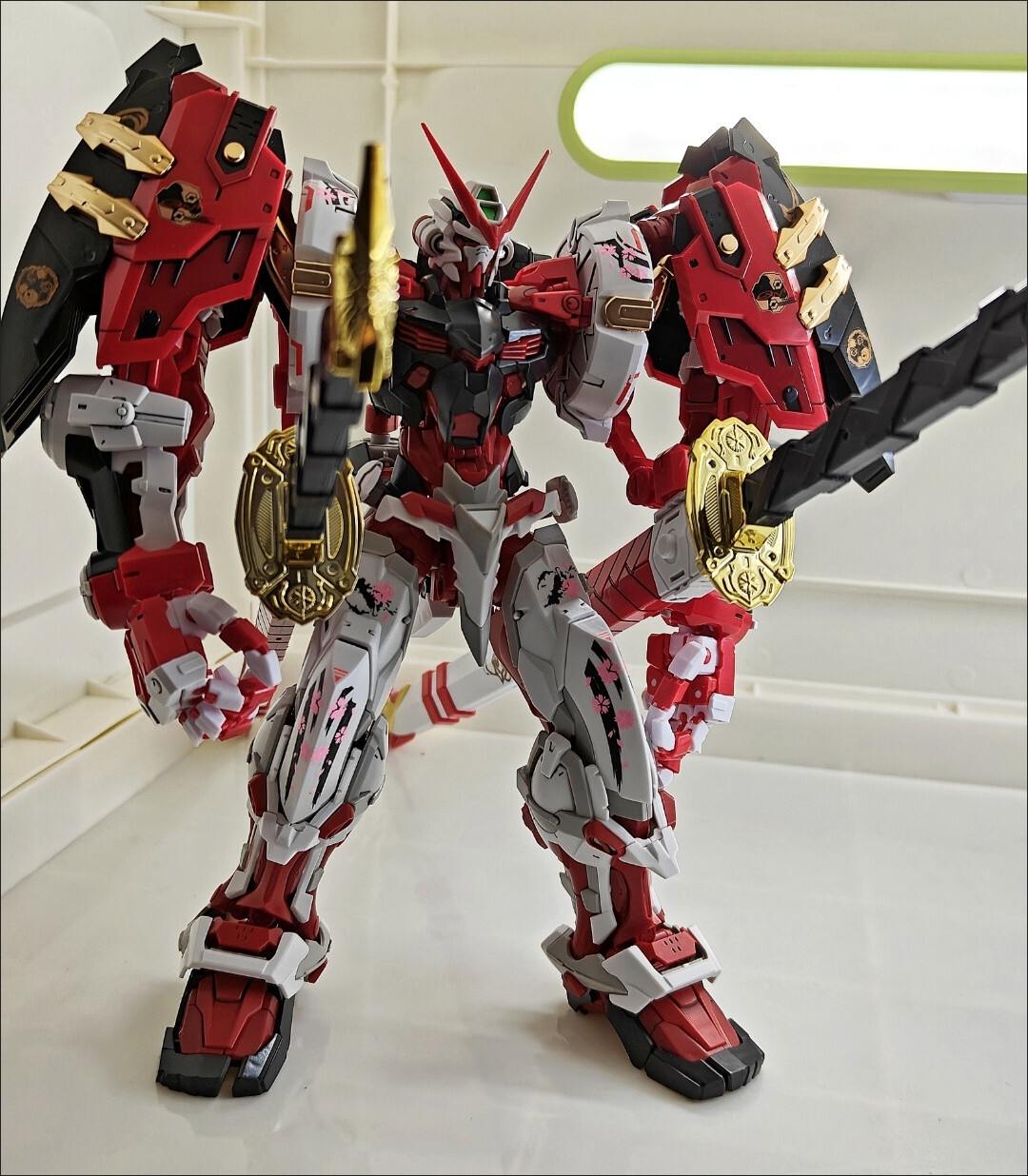 1/60 pair sword additional Katana Model kit & Sheath fits for PG seed Red astray
