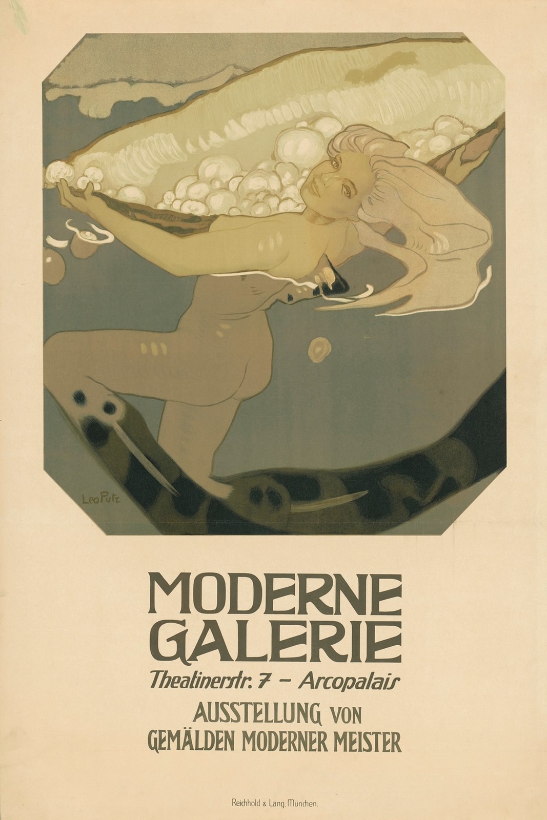 🌊 Moderne Galerie Art Deco Poster – 1900s Retro Decor – 24×36” 💎 Art Print