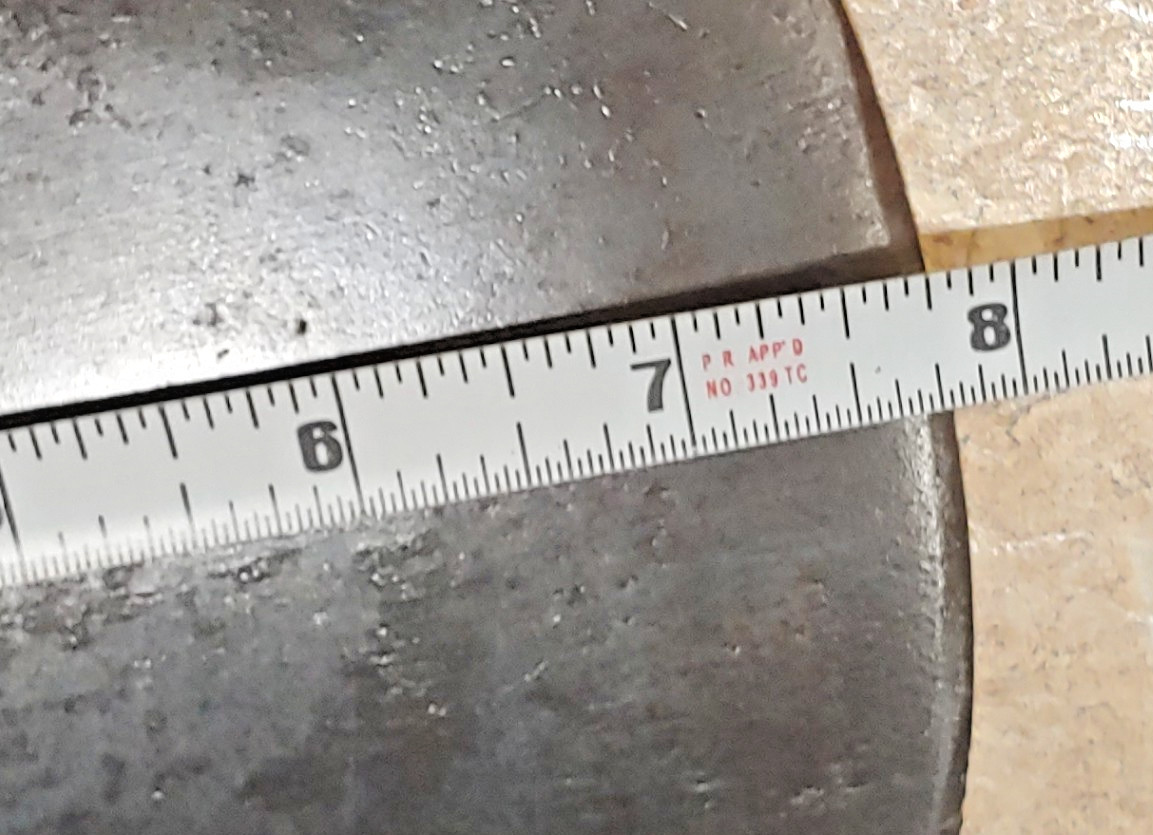 Alltrade Single Bit Axe Head 3-1/2 Lb. 3 Pounds 8.6 Ounces Very Good Condition