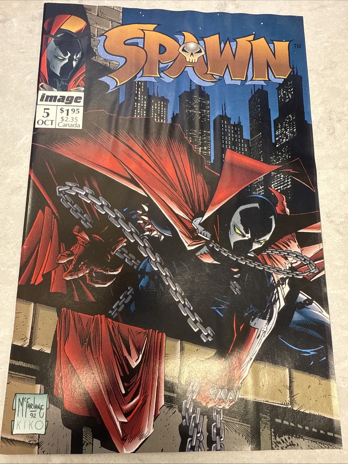 Spawn #5 (Image Comics Malibu Comics October 1992)