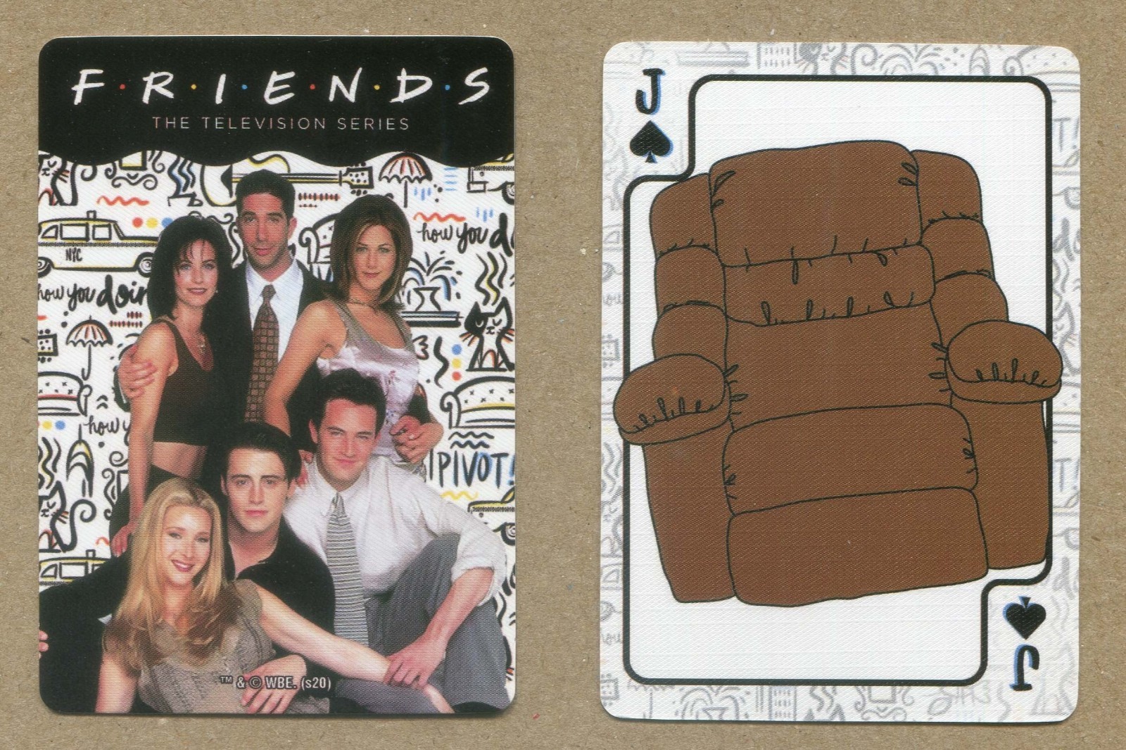 FRIEND’S TV Series, JACK of SPADES Swap Playing CARD