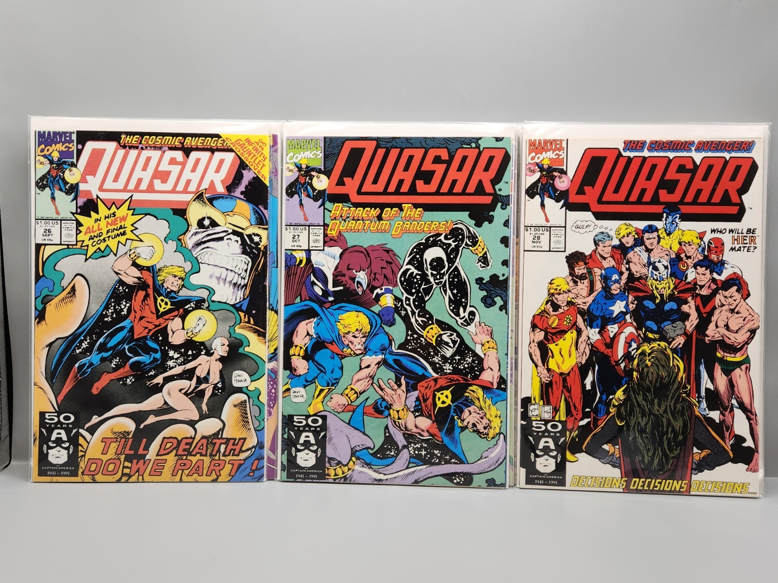 Quasar #1-60 Incomplete Lot Of 48 Marvel Comics 1989/Free Shipping