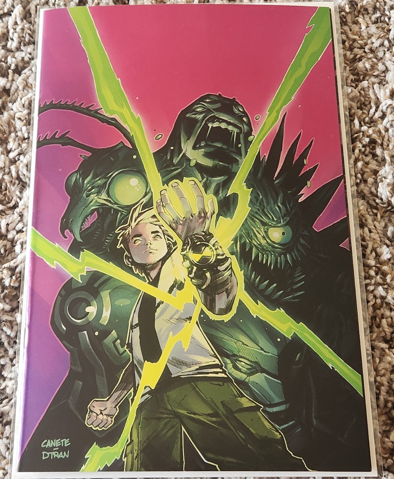 Ben 10 #1 – Eric Canete Foil Virgin Variant Cover – Dynamite Comics Lot 🔥