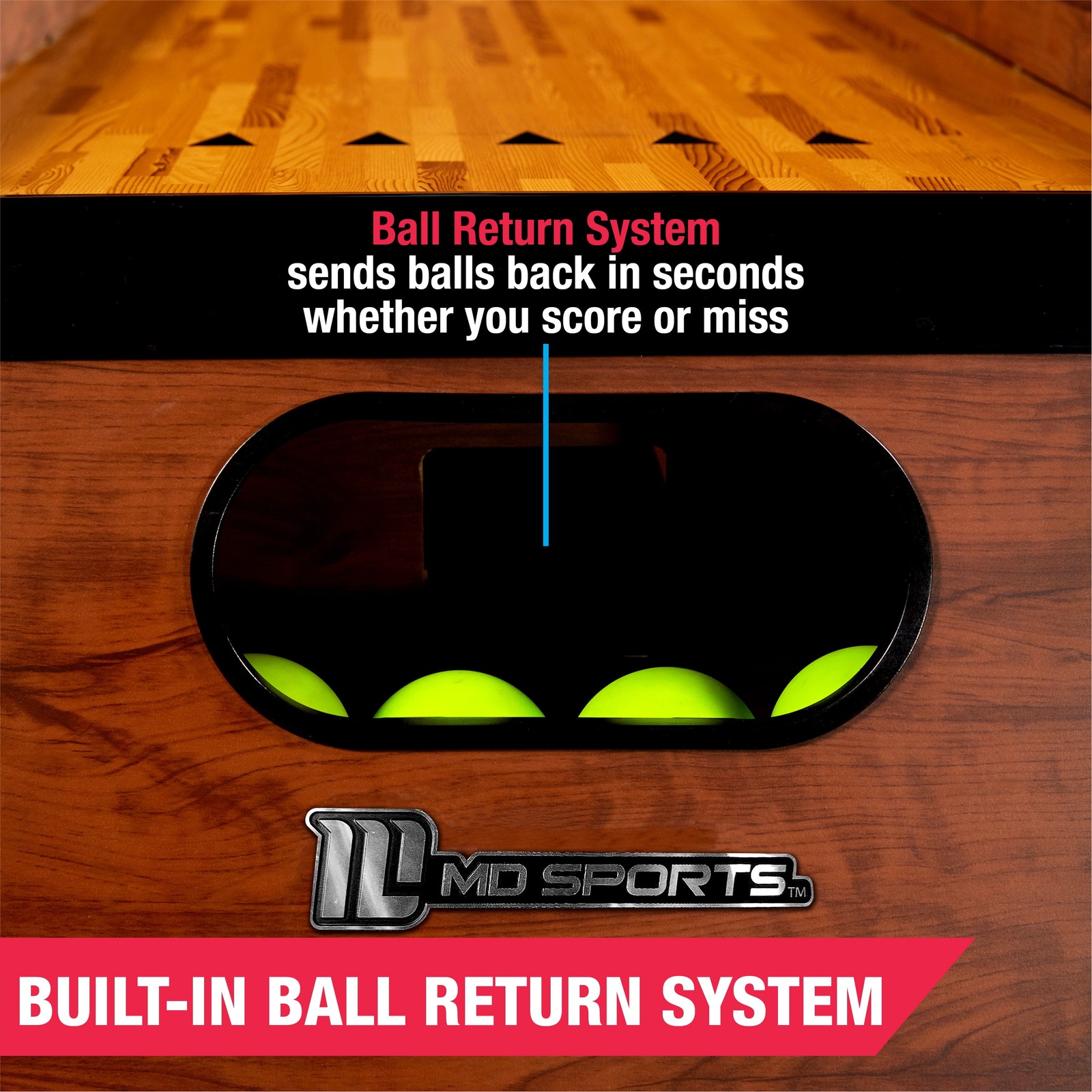Skeeball Arcade Game 9 ft Roll and Score Table LED Lights Electronic Scorer Play